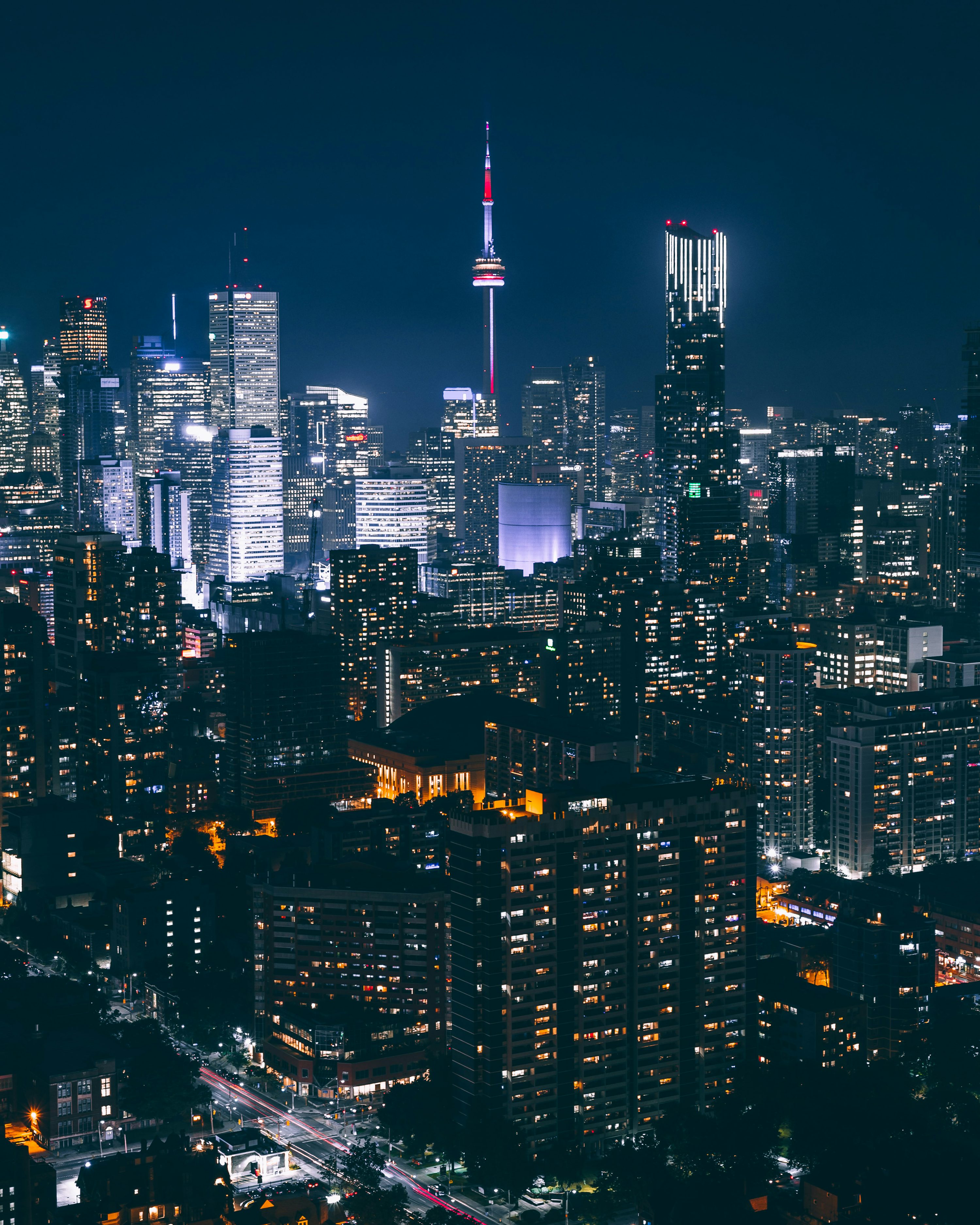 Toronto Night Picture. Download Free Image