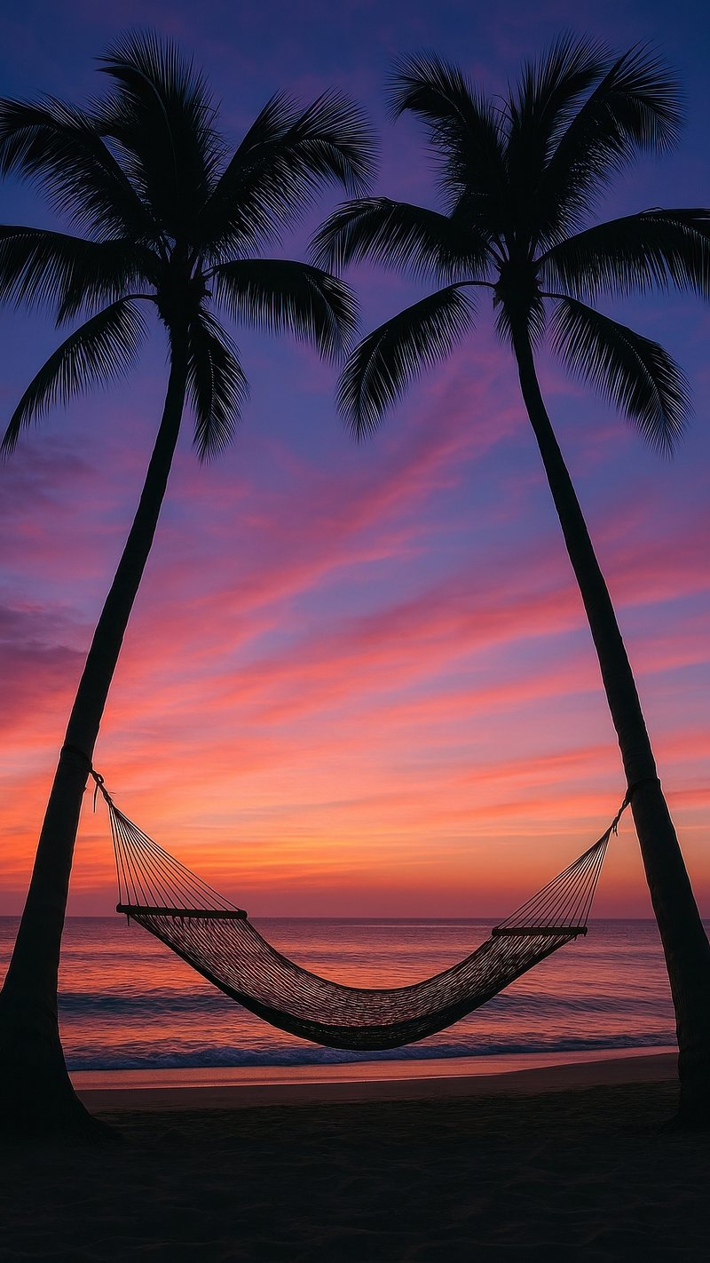 iPhone Wallpaper Beach Hammock Image Wallpaper