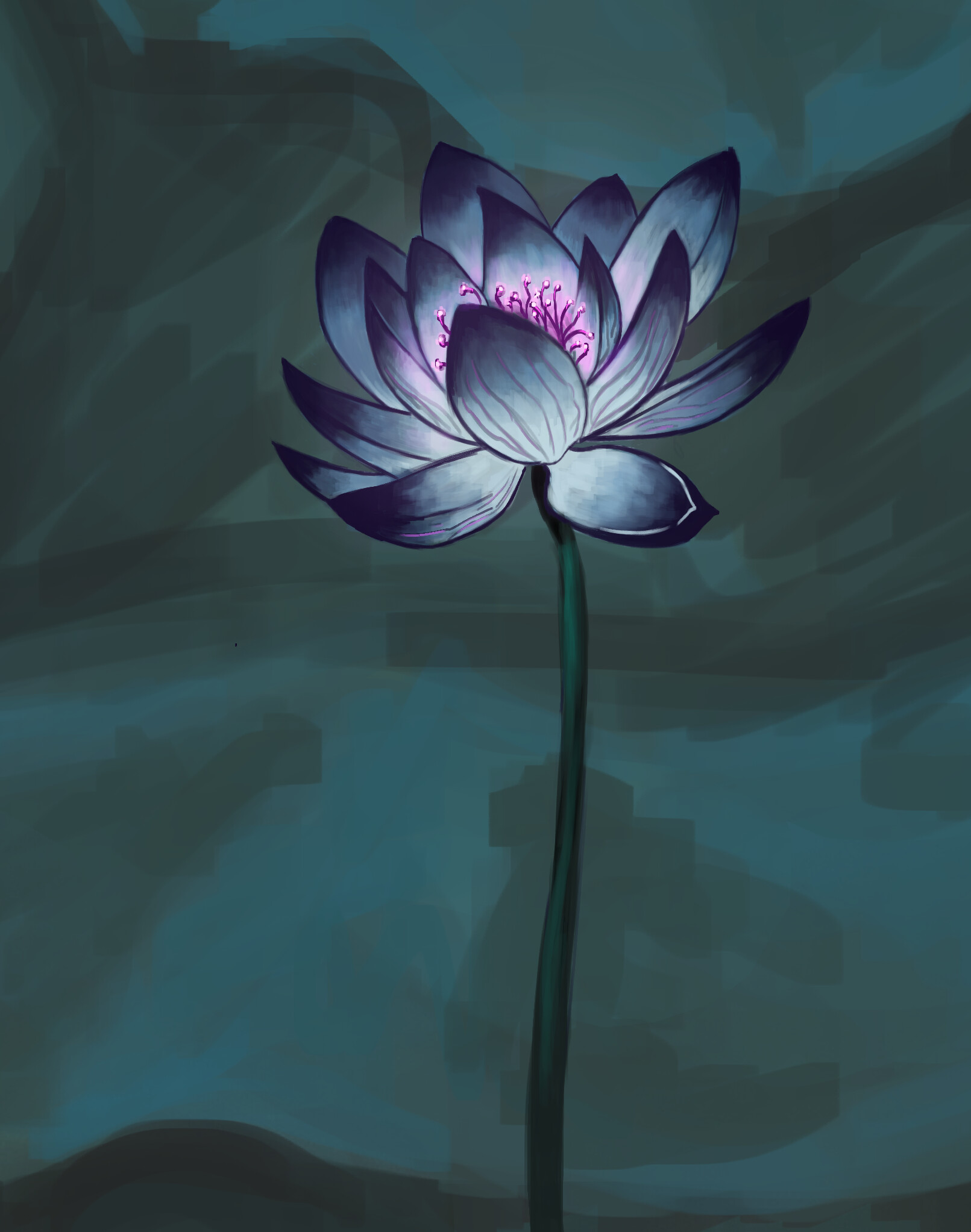 Christofer Rush's classic Black Lotus reimagined! Card from Magic: the Gathering