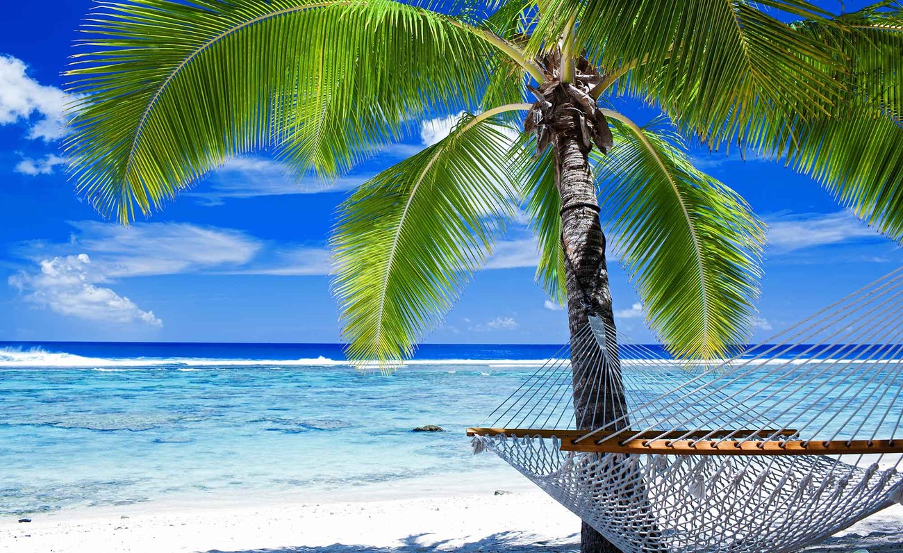 Hammock Beach Wallpaper Hammock At Sunset, Denaru Island, Fiji Mural Murals Your Way