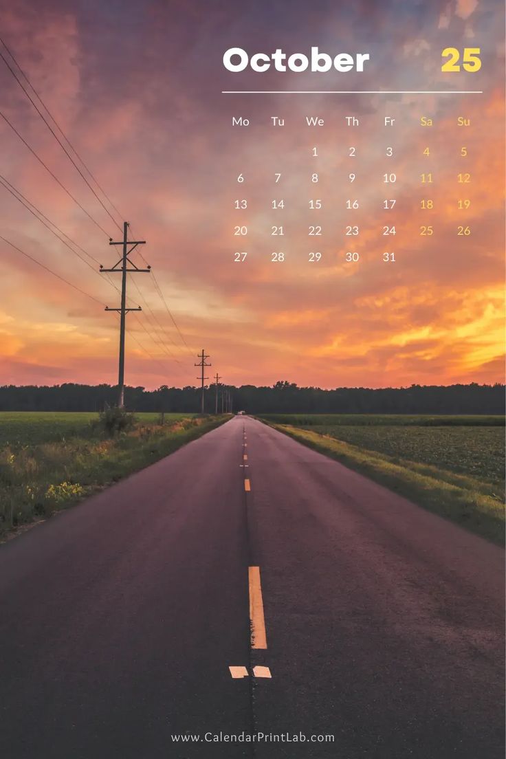 iPhone 2025 Calendar Wallpaper in HD Download