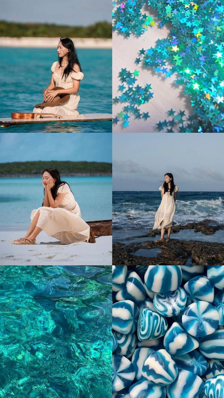 Hannah Bahng Perfect Blues Wallpaper