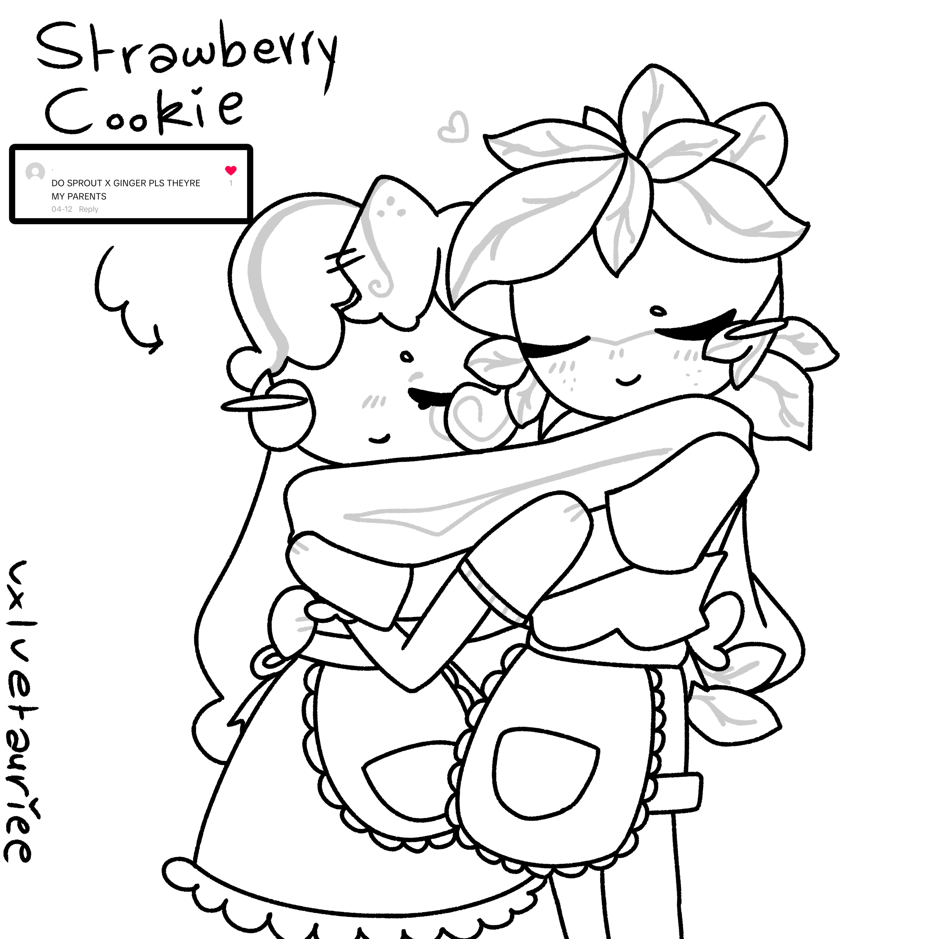 SPROUT X GINGER ideas. strawberry cookies, dandy, ginger