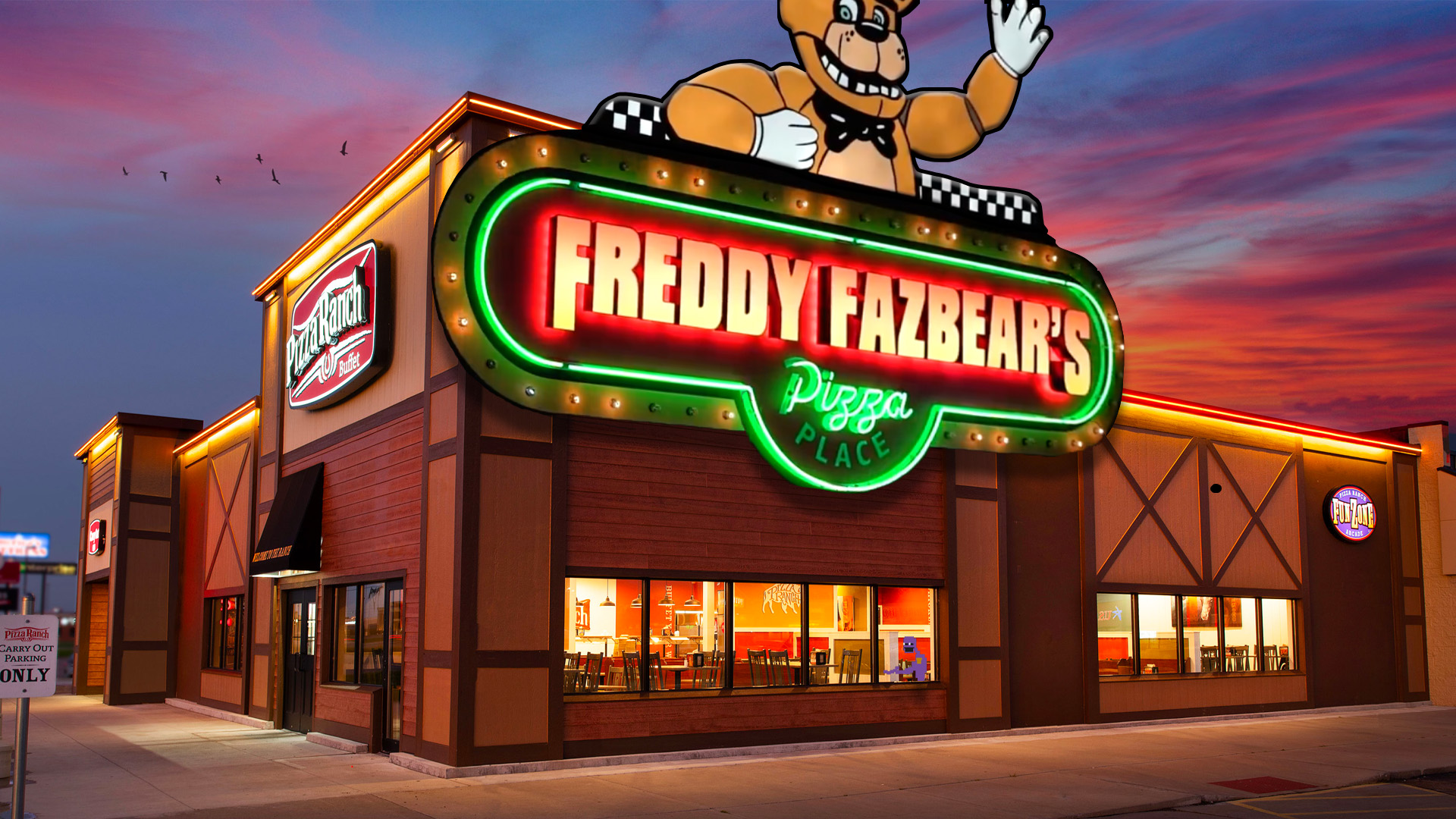 Ozone to Freddy Fazbear's Pizza Place! Definitely not Pizza Ranch