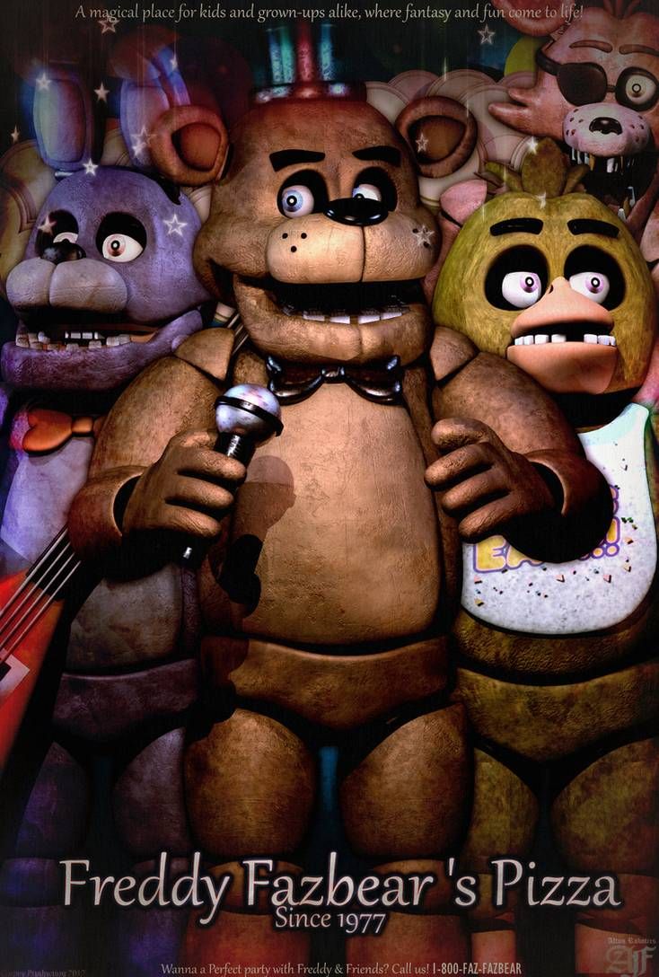 Freddy Fazbear's Pizza Pizzeria Poster