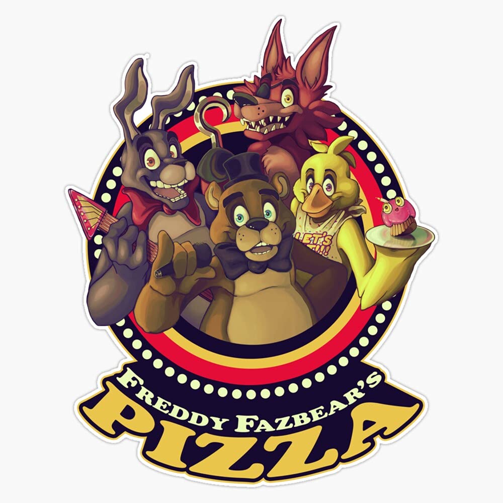Welcome To Freddy Fazbear'S Pizza! Vinyl Sticker Laptop Decal Car Bumper Window Waterproof 6 Mil 5