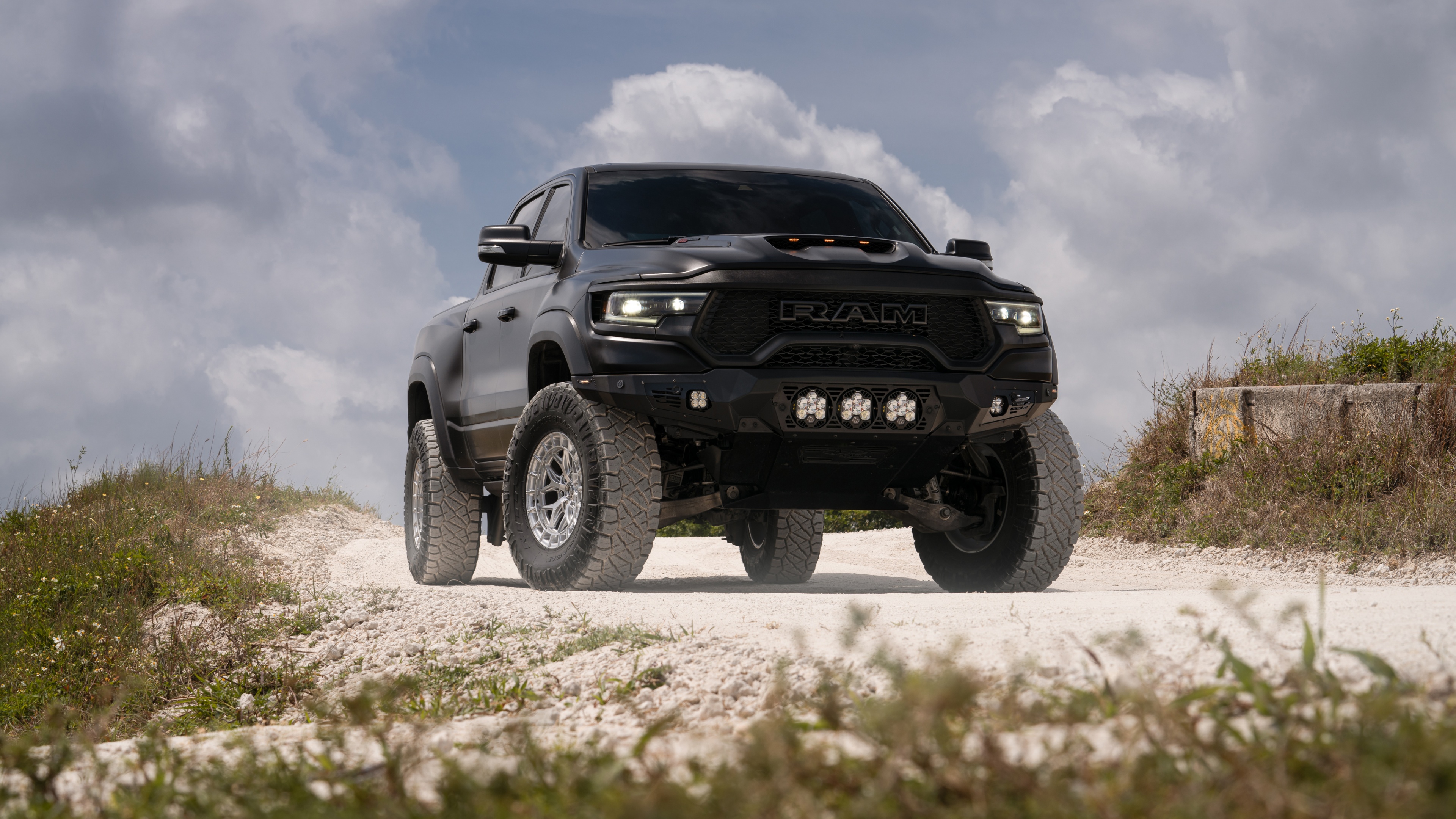 Dodge Wallpaper 4K, Ram 1500 TRX, Ram pickup truck