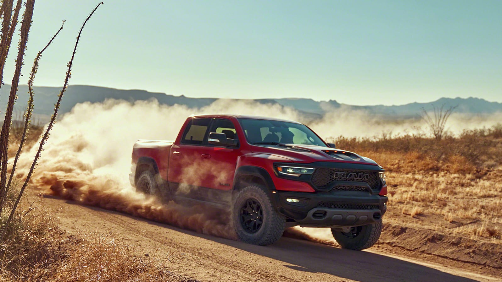 Ram 1500 TRX Debuts As A Hellcat Powered, Desert Running Raptor Killer