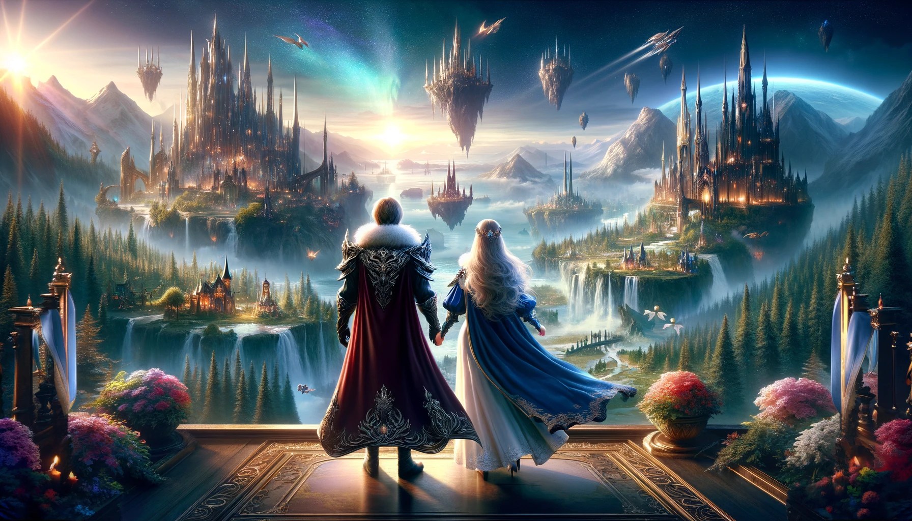 Dark Romantic Aesthetics: Violet & Xaden Wallpaper