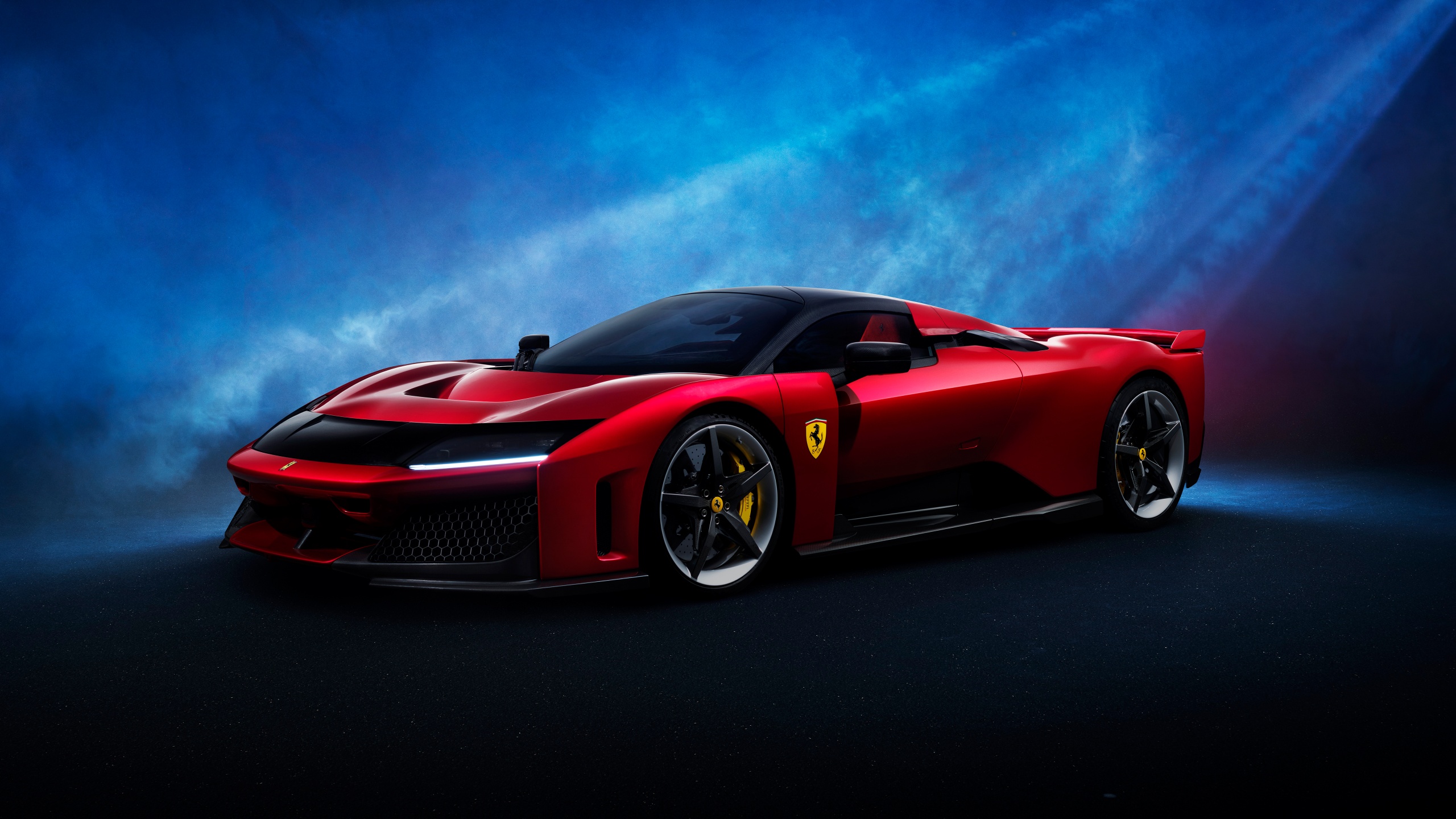 Ferrari F80 Wallpaper 4K, Supercar, 2025, Red cars, 5K