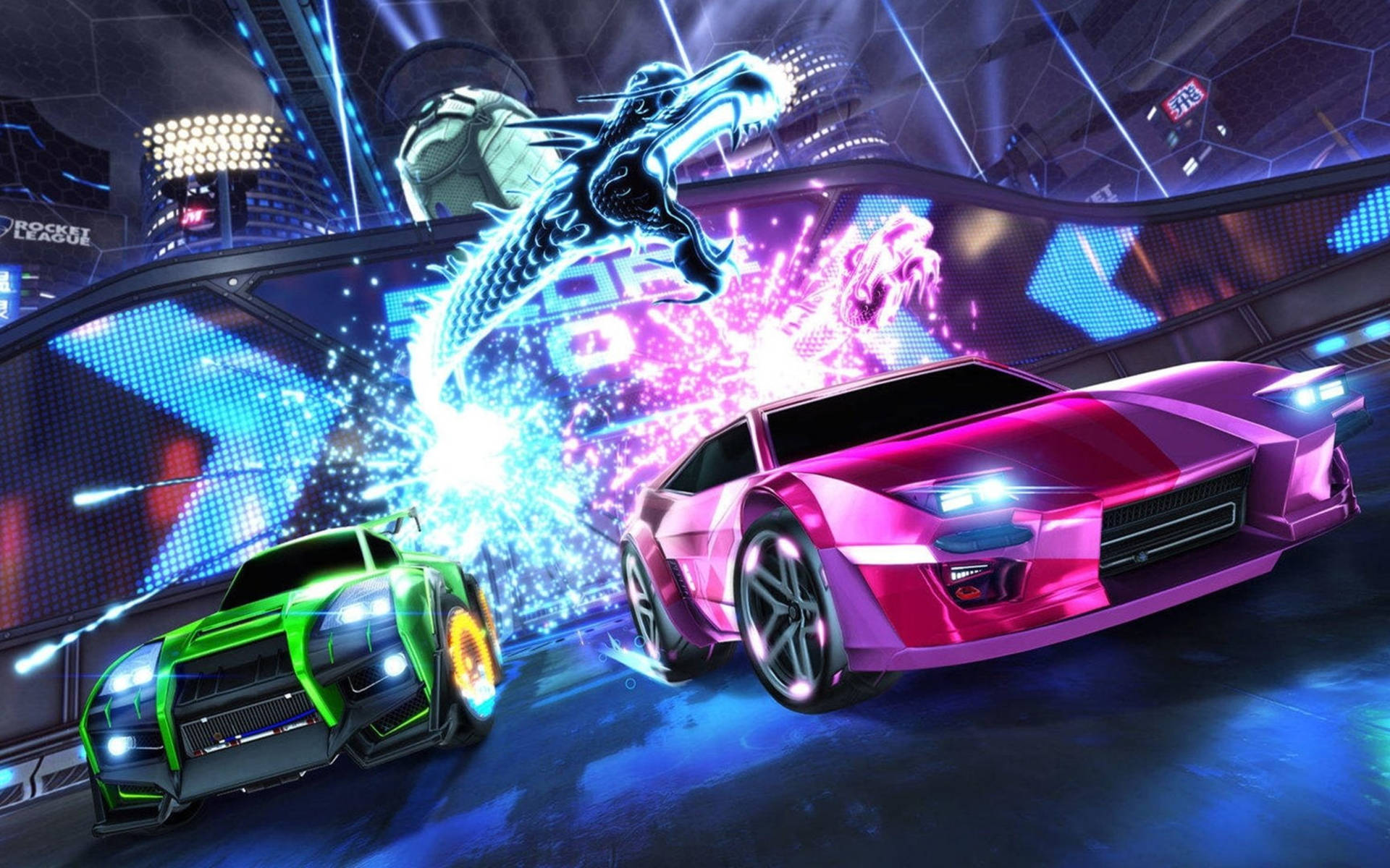 Download Car Game Rocket League 2K Wallpaper