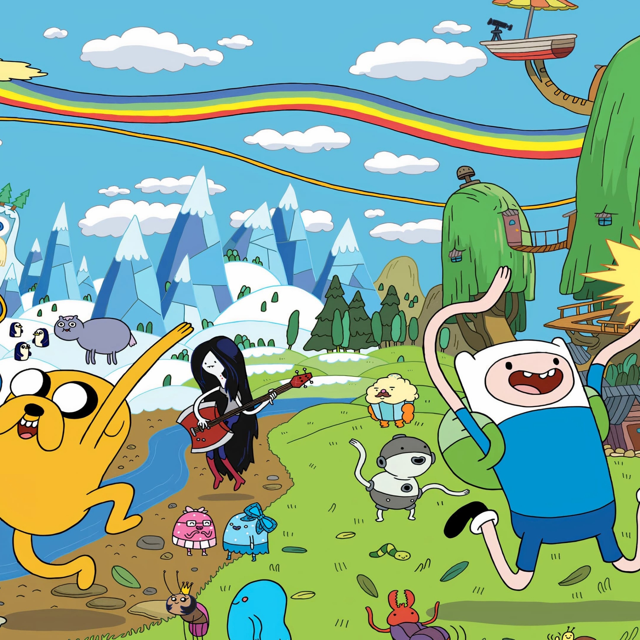 Adventure Time Wallpaper 4K, TV series, Cartoon Network