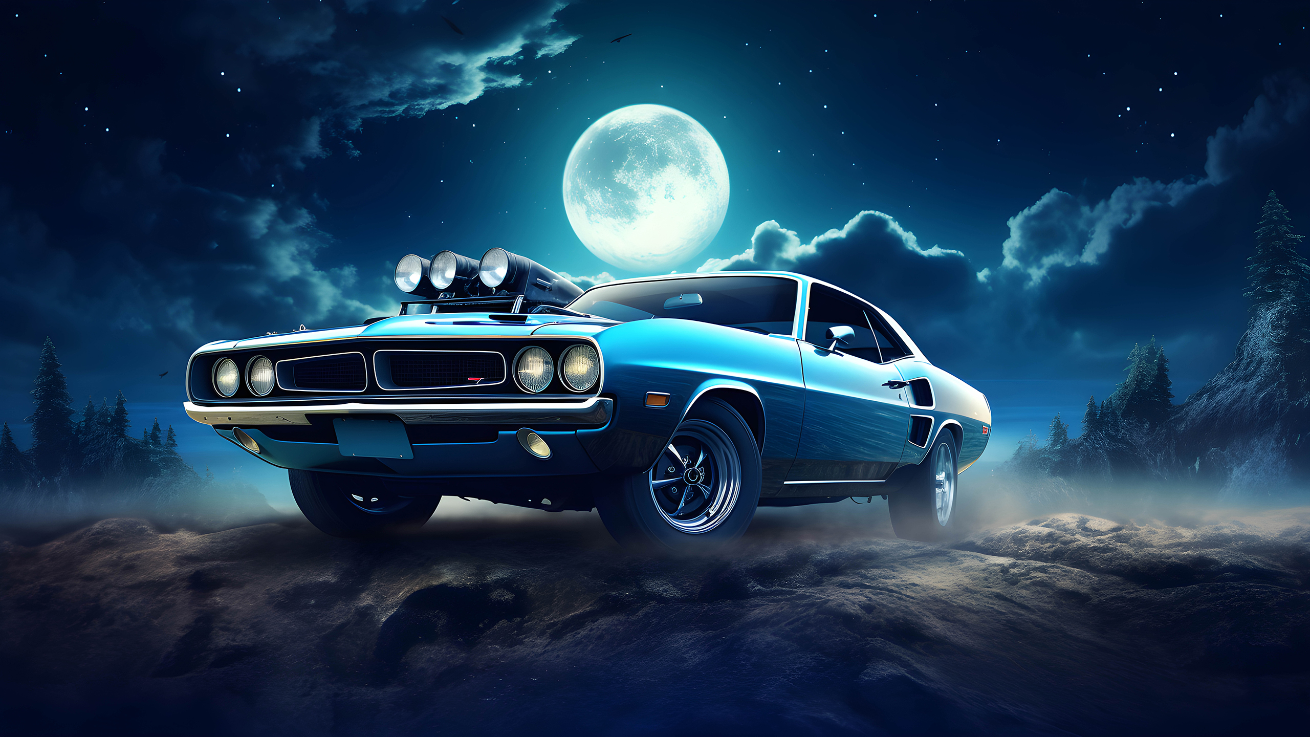 Muscle Car 2K Wallpaper x 1440 pxK