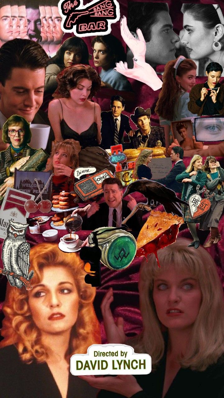 twin peaks #twinpeaks #davidlynch #laurapalmer #dalecooper #audreyhorne #shelleyjohnson #twinpeaksaesthetic #collage #wallpaper