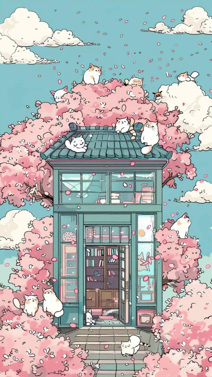 Aesthetic Pastel iPad Wallpaper. Anime scenery wallpaper, iPad wallpaper, Cartoon wallpaper