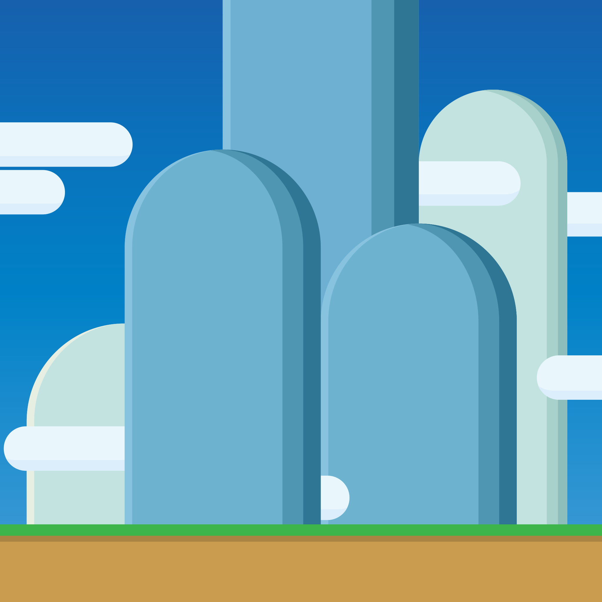 A cartoon world: wallpaper for iPhone and iPad