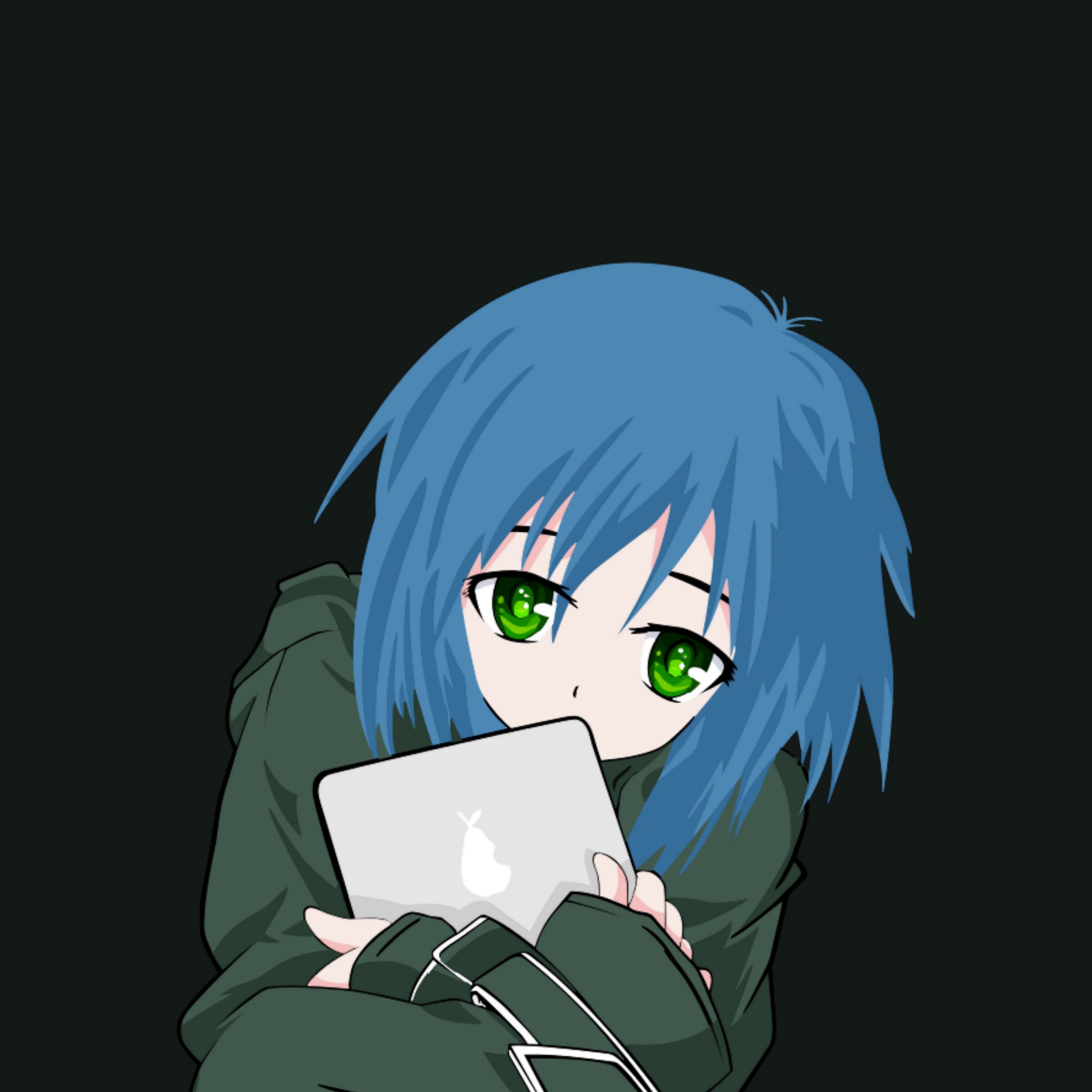 Download wallpaper 2780x2780 girl, anime, tablet, teenager ipad air, ipad air 2, ipad 3, ipad 4, ipad mini 2, ipad mini 3, ipad mini 4, ipad pro 9.7 for parallax HD background