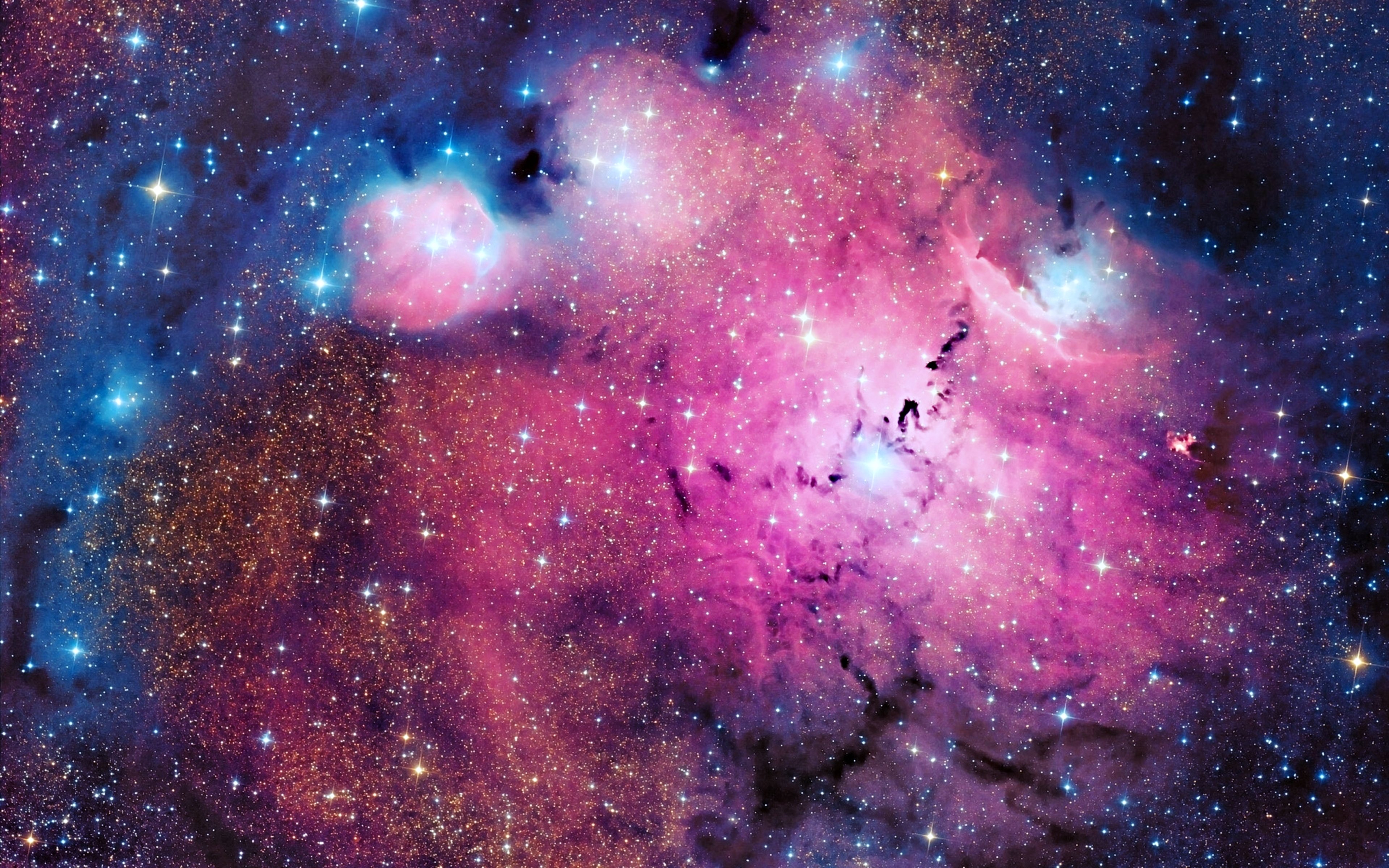 colors, Galaxy, Glow, Nebula, Pink, Planets, Sky, Space, Stars, Ufo, Universe Wallpaper HD / Desktop and Mobile Background