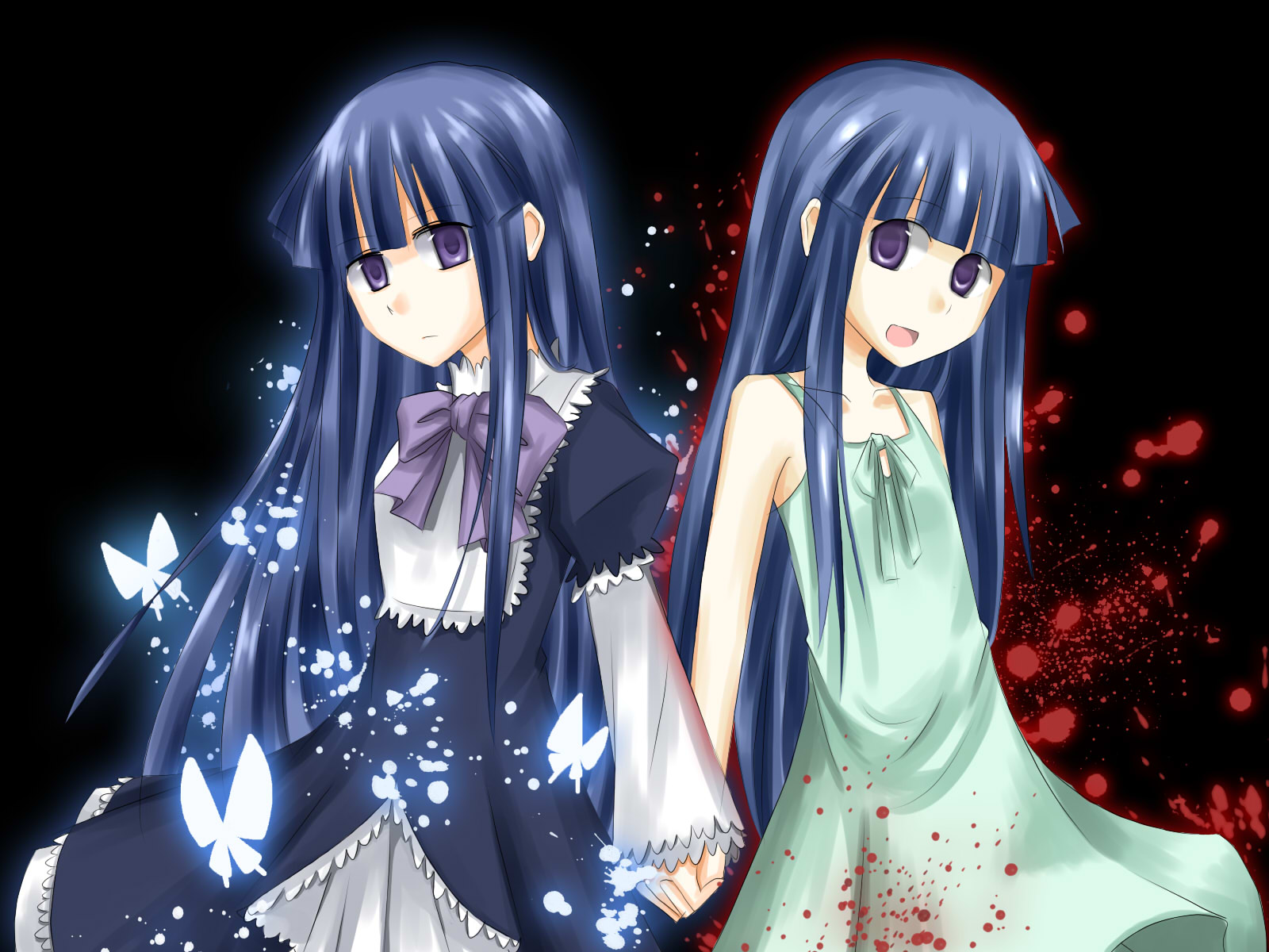 Download Frederica Bernkastel Furude Rika Anime Higurashi When They Cry Wallpaper
