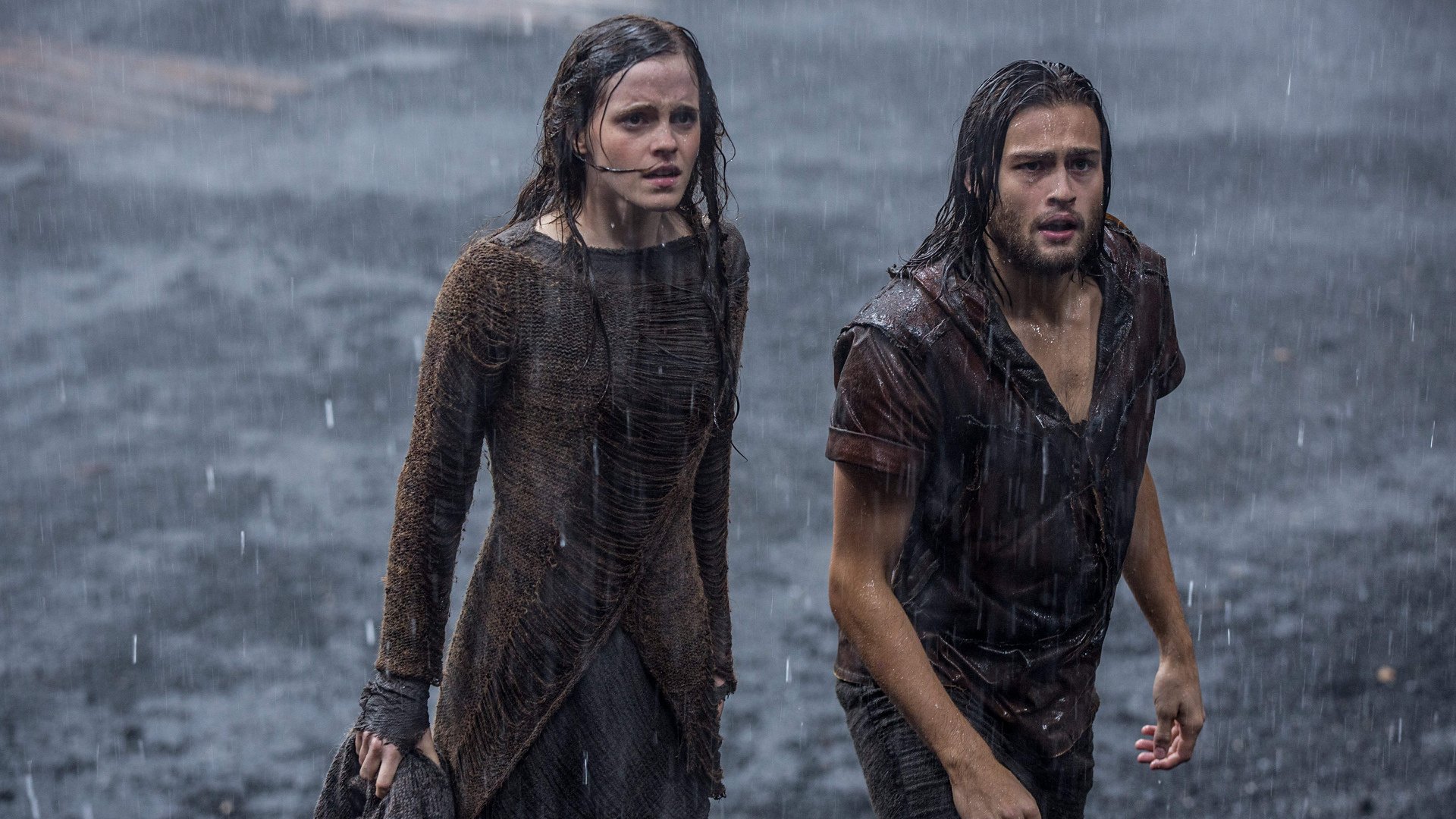 Noah Movie HD Wallpaper Featuring Douglas Booth & Emma Watson
