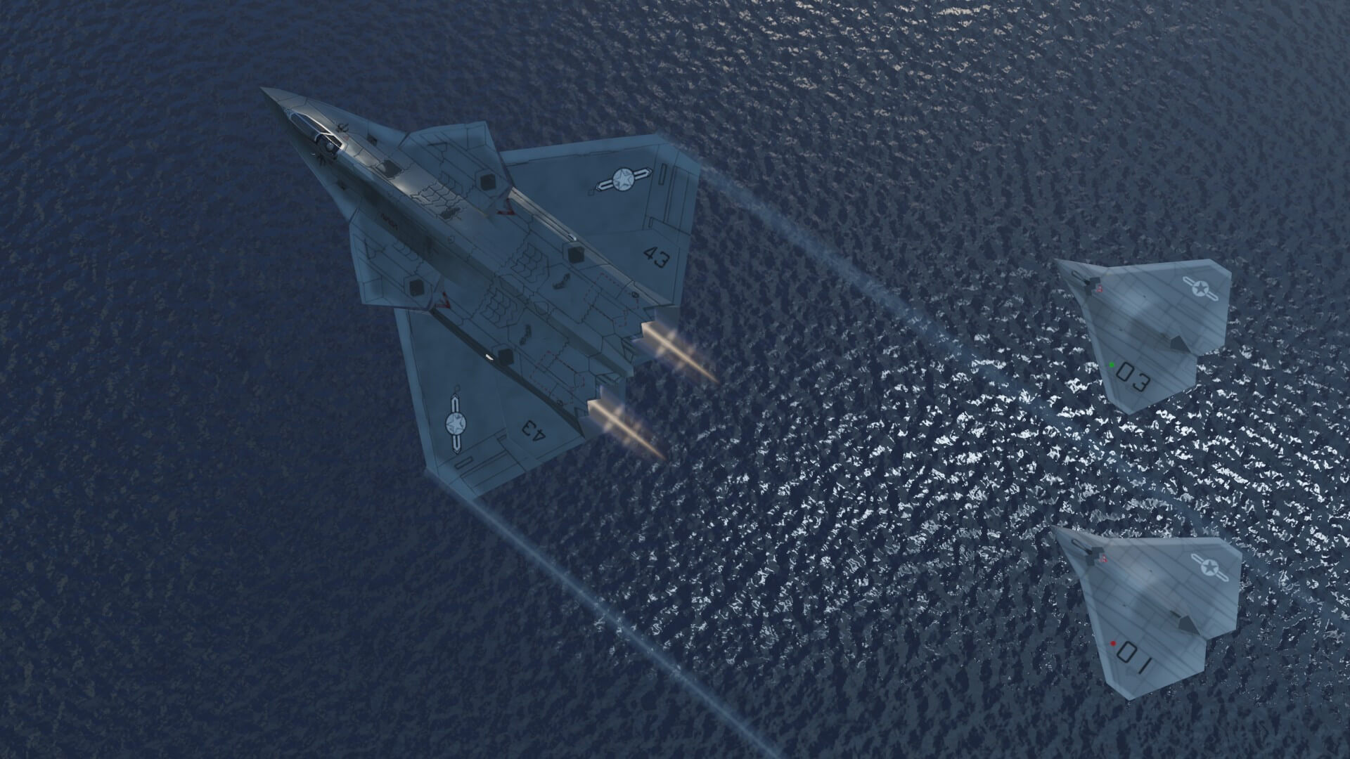 Lockheed NGAD prime 3D Render, Digital Art