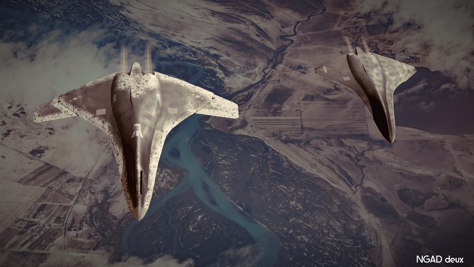 Lockheed NGAD deux fighter (formerly Blender Market)