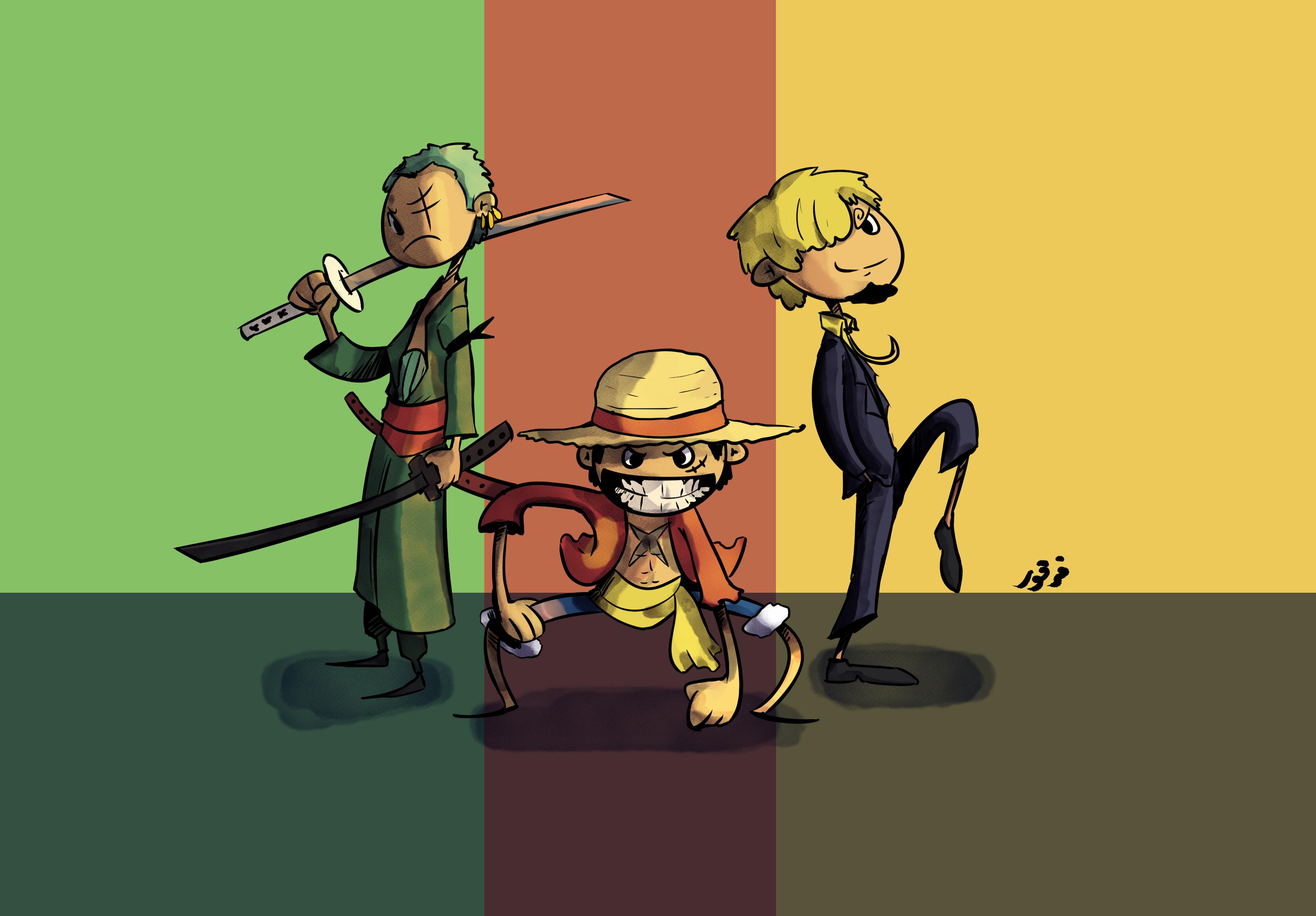 fan art for the monster trio