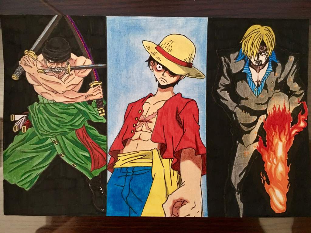 The Monster Trio, Drawing!. One Piece Amino