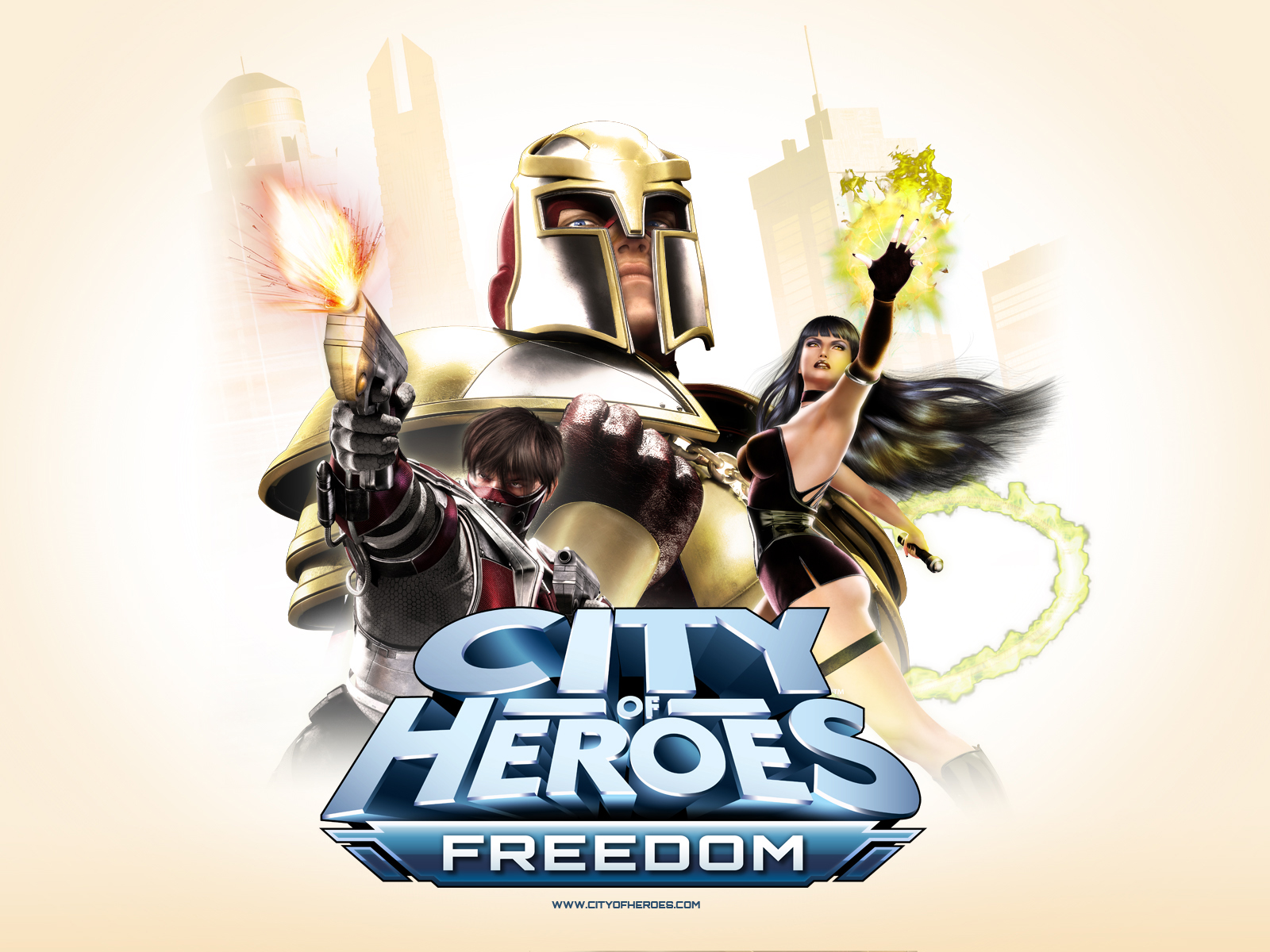 Wallpaper. City of Heroes®, The World's Most Popular Superpowered MMO