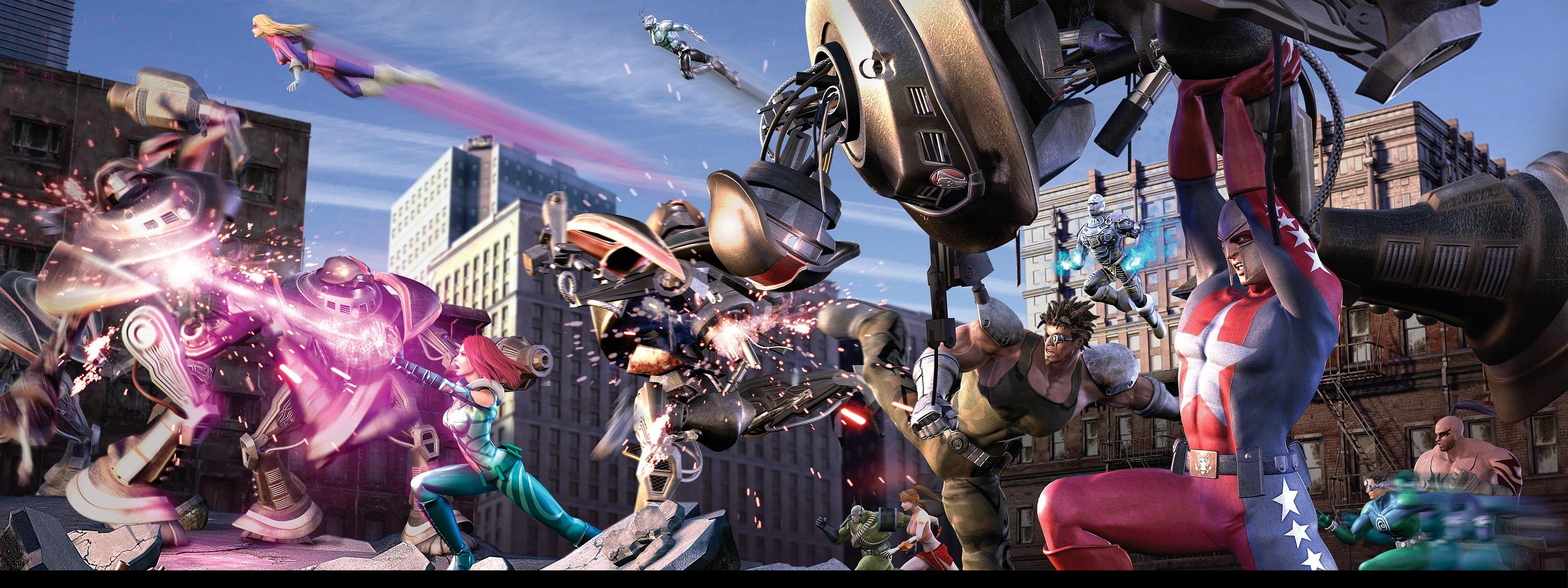 Free City Of Heroes 4K Wallpaper & Desktop HD Background for PC