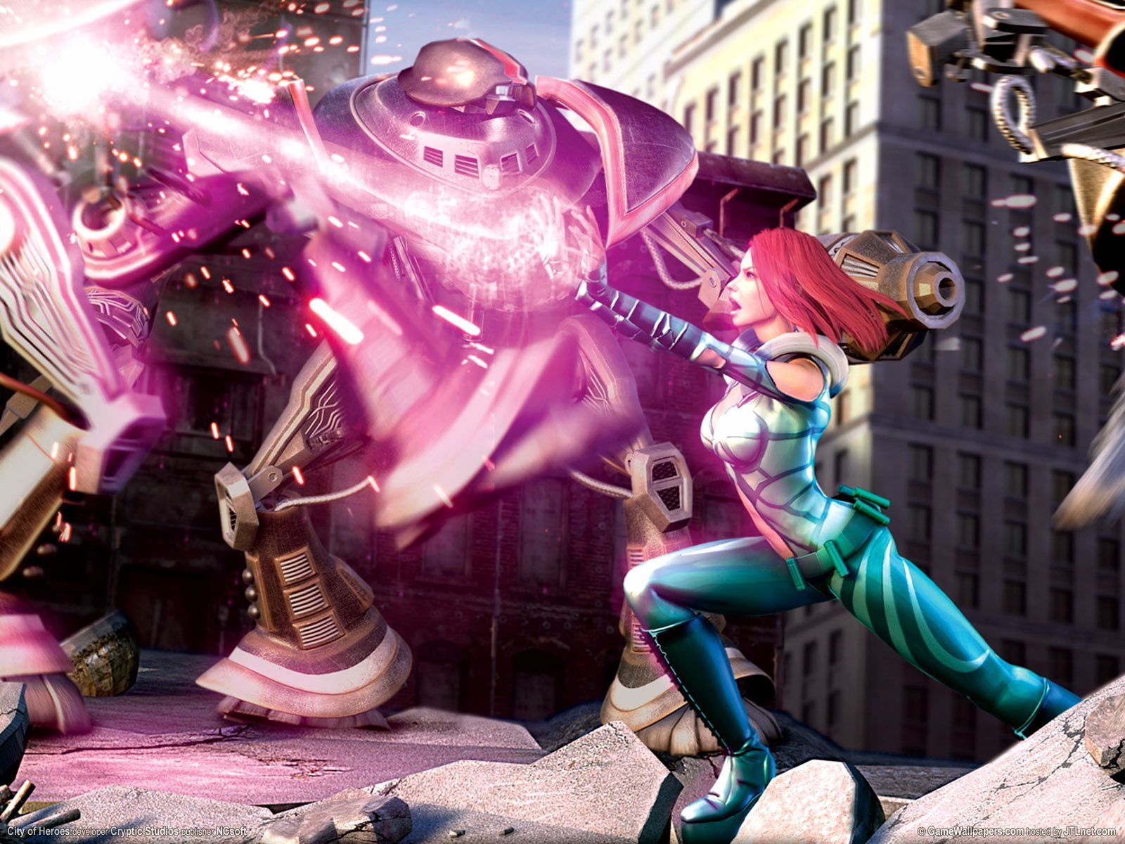 Download Video Game City Of Heroes Wallpaper