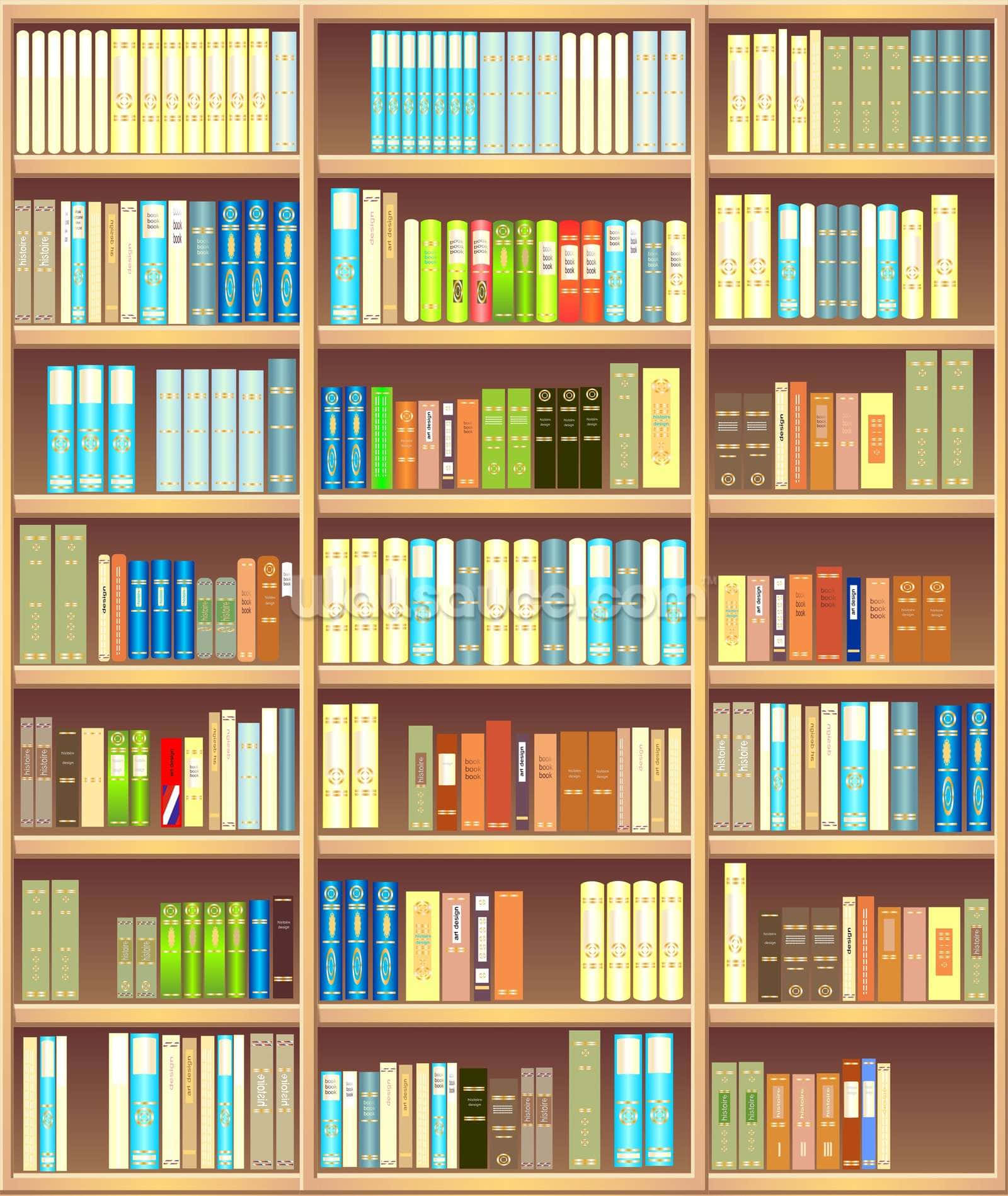Download Aesthetic Bookshelf Filled