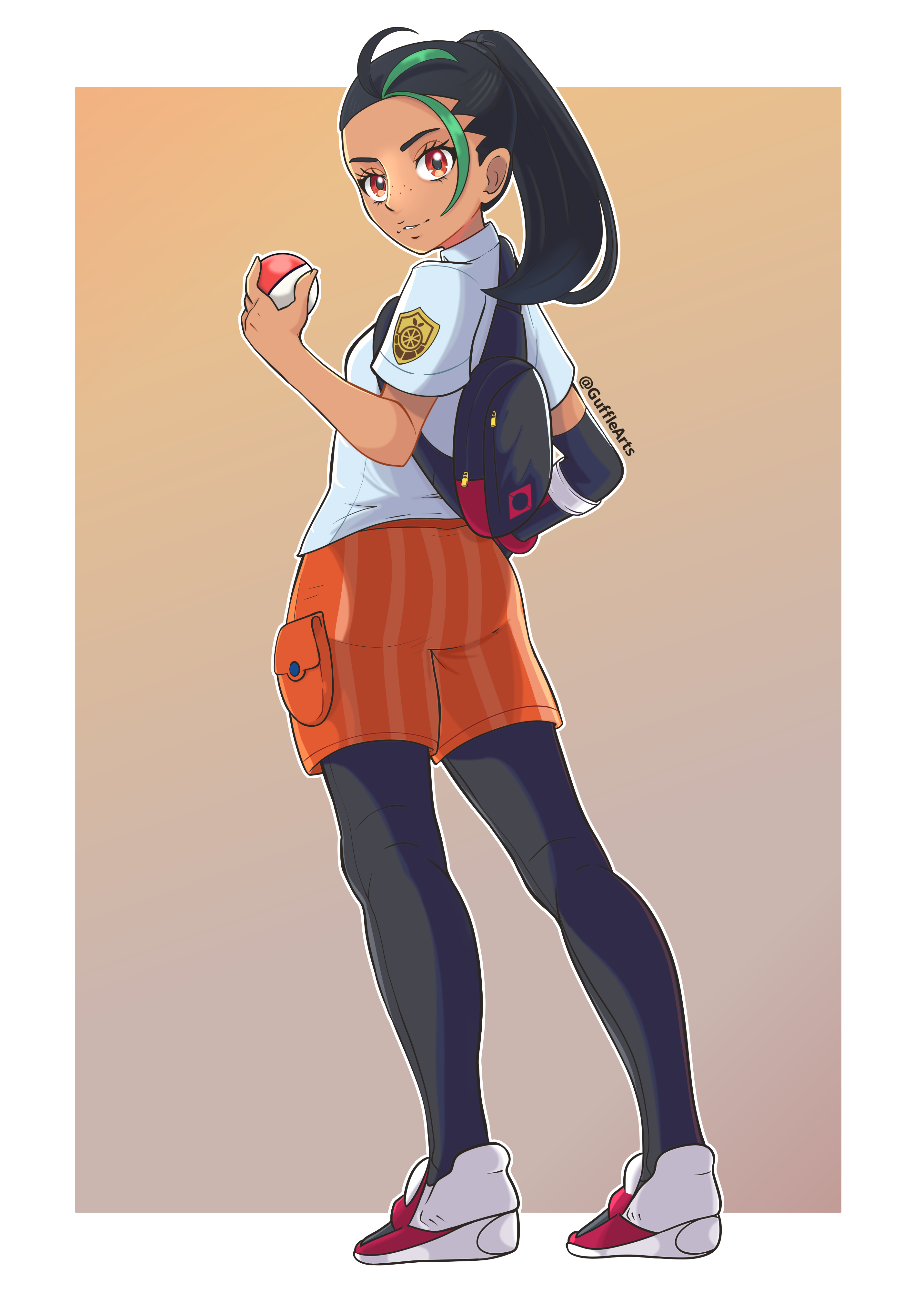 Nemona from Pokémon Scarlet and Violet! by Guffumbo on Newgrounds