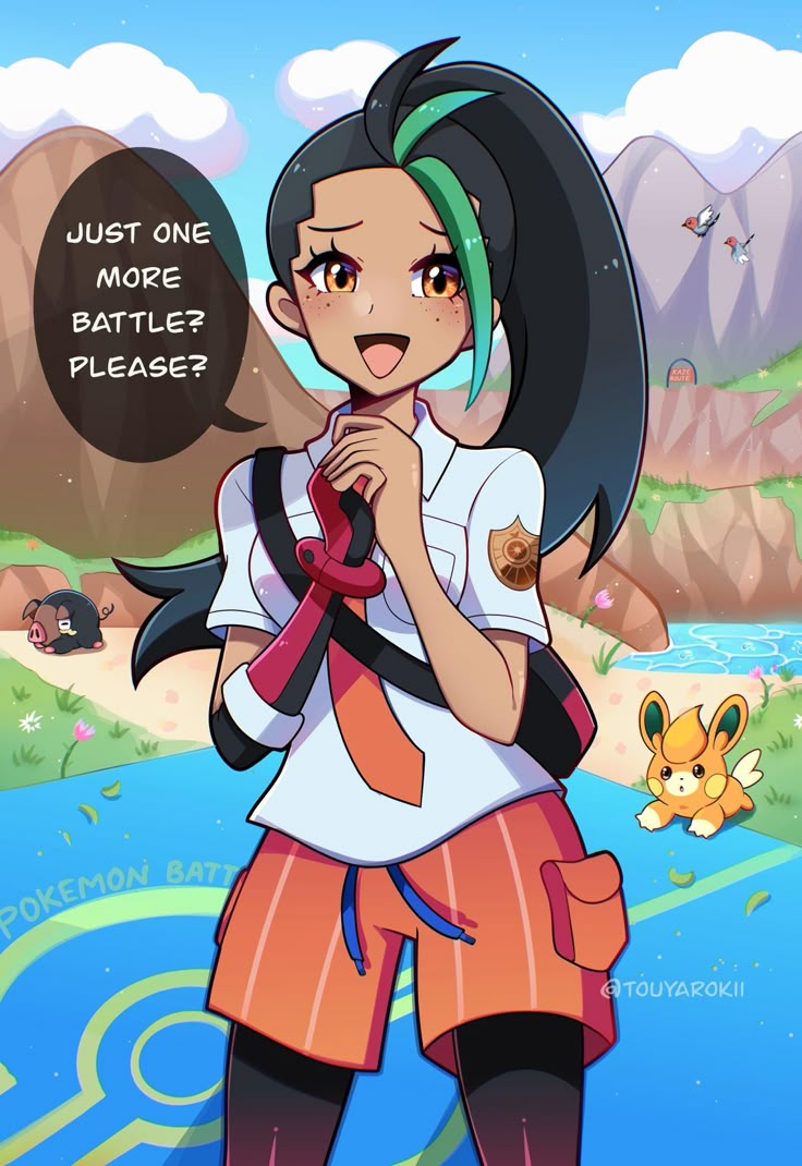 Nemona wants a Pokemon battle! ✨