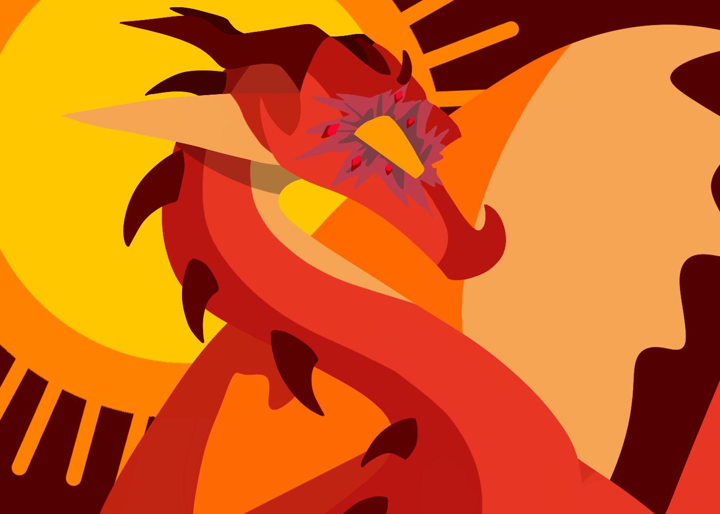 Lineless scarlet for dotw