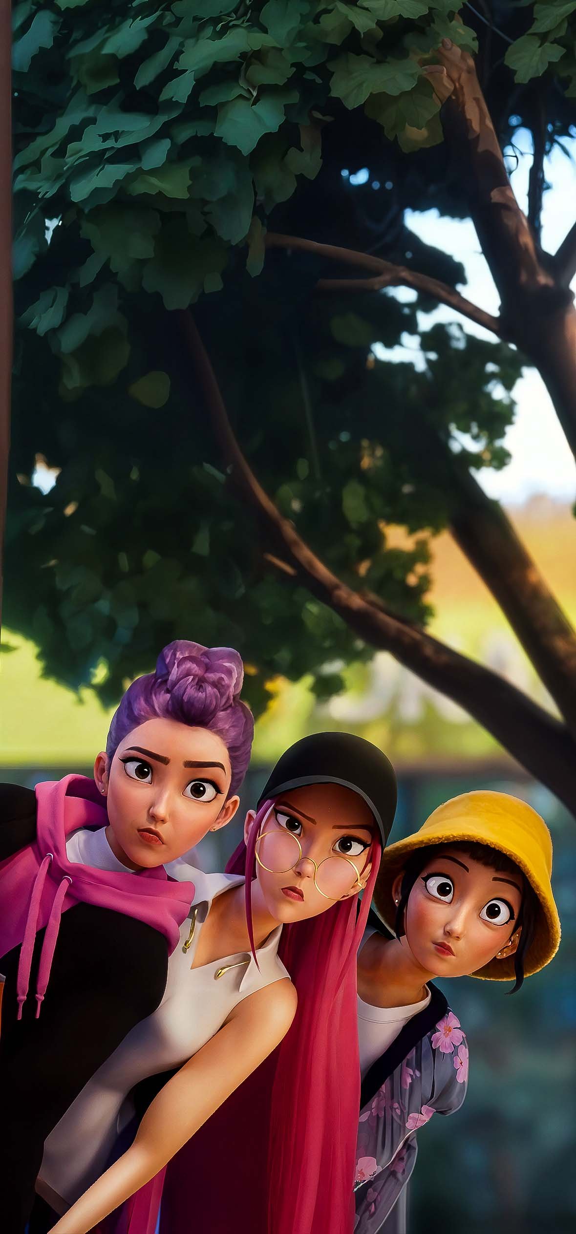 Kpop Demon Hunters Wallpaper 4k iPhone