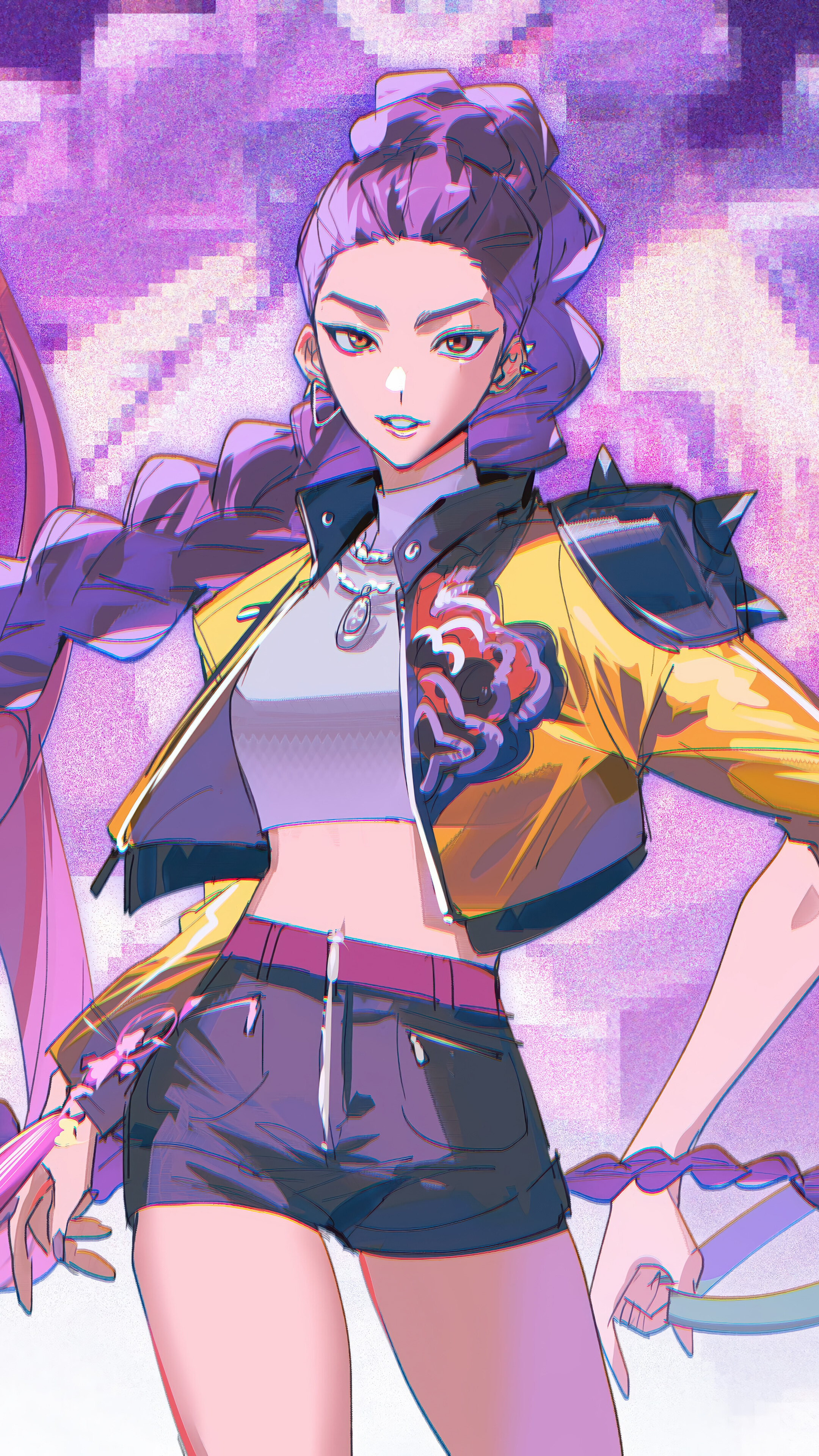 HUNTR X KPop Demon Hunters Rumi Mira Zoey 4K Wallpaper IPhone HD Phone