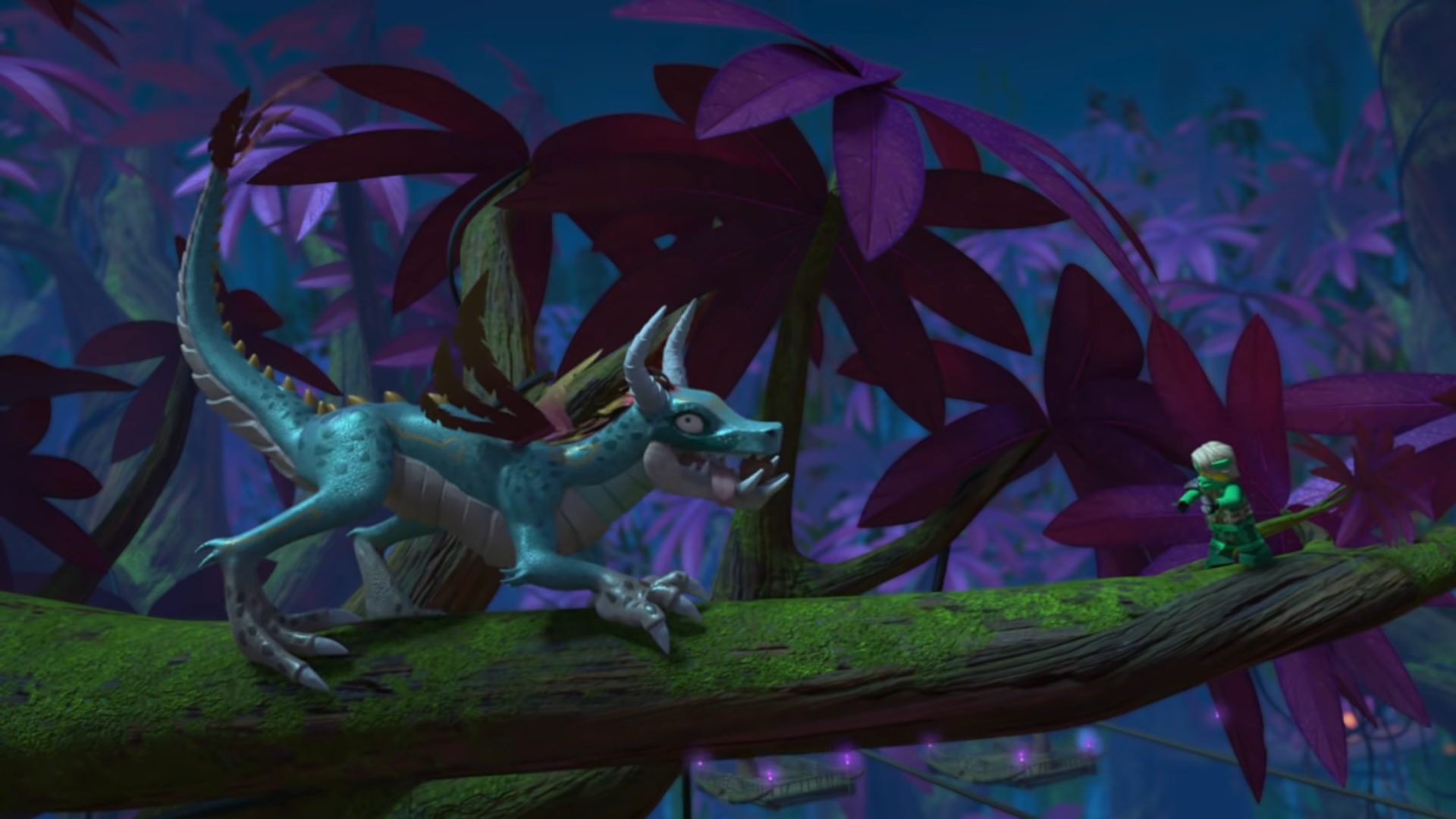 LEGO Ninjago: The Island Lloyd & the Jungle Dragon Clip Brick Fan