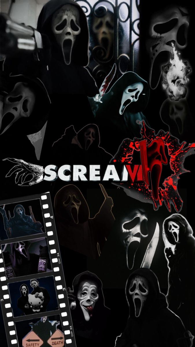Scream wallpaper. Scary wallpaper, Halloween wallpaper cute, Ghostface wallpaper aesthetic