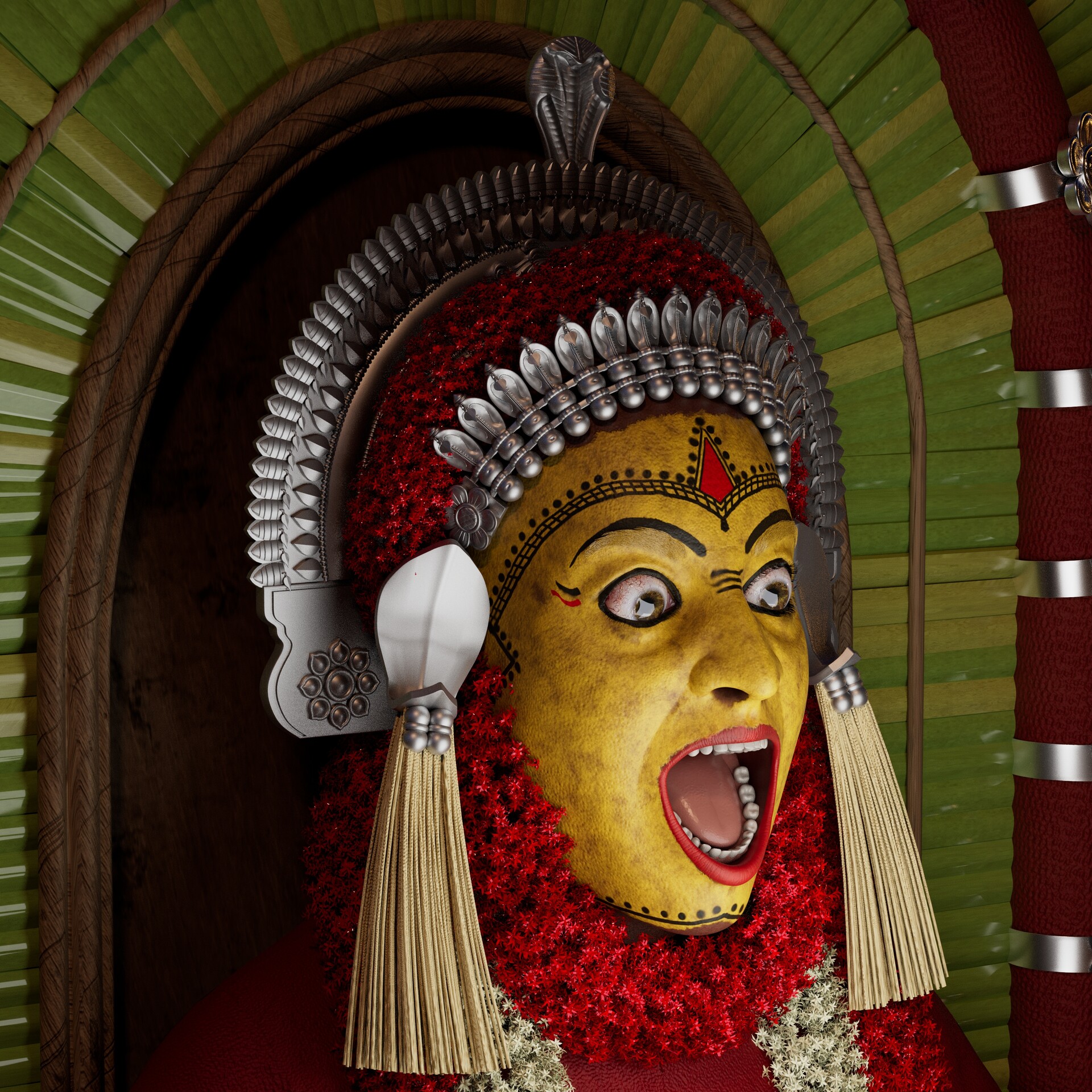 3D Portrait of Kantara Panjurli