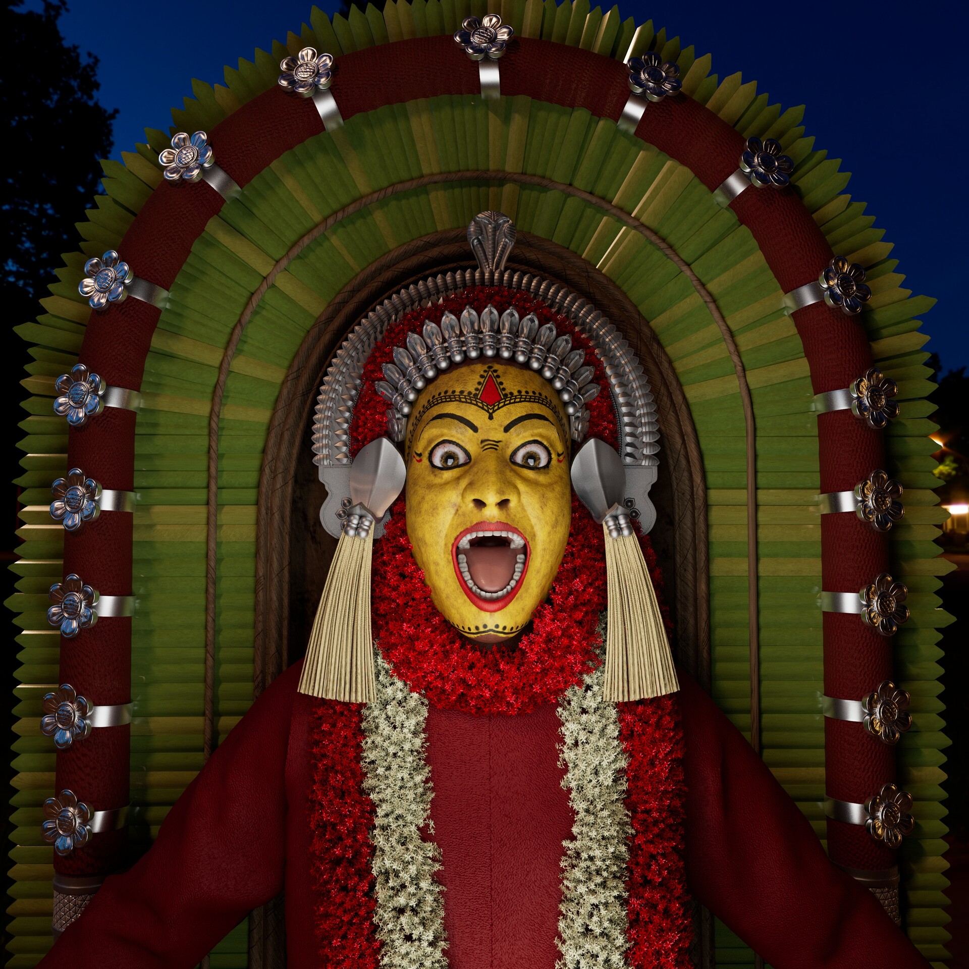 3D Portrait of Kantara Panjurli