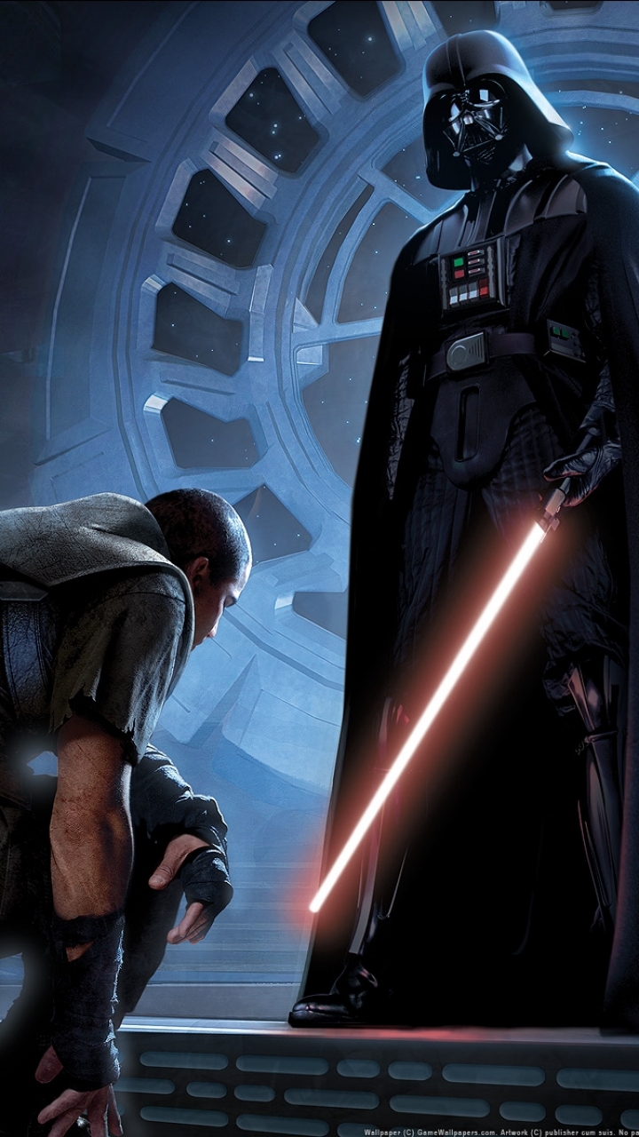 Phone wallpaper: Star Wars: The Force Unleashed, Sci Fi, Sith (Star Wars), Star Wars, Death Star, Starkiller (Star Wars), Darth Vader 1089539
