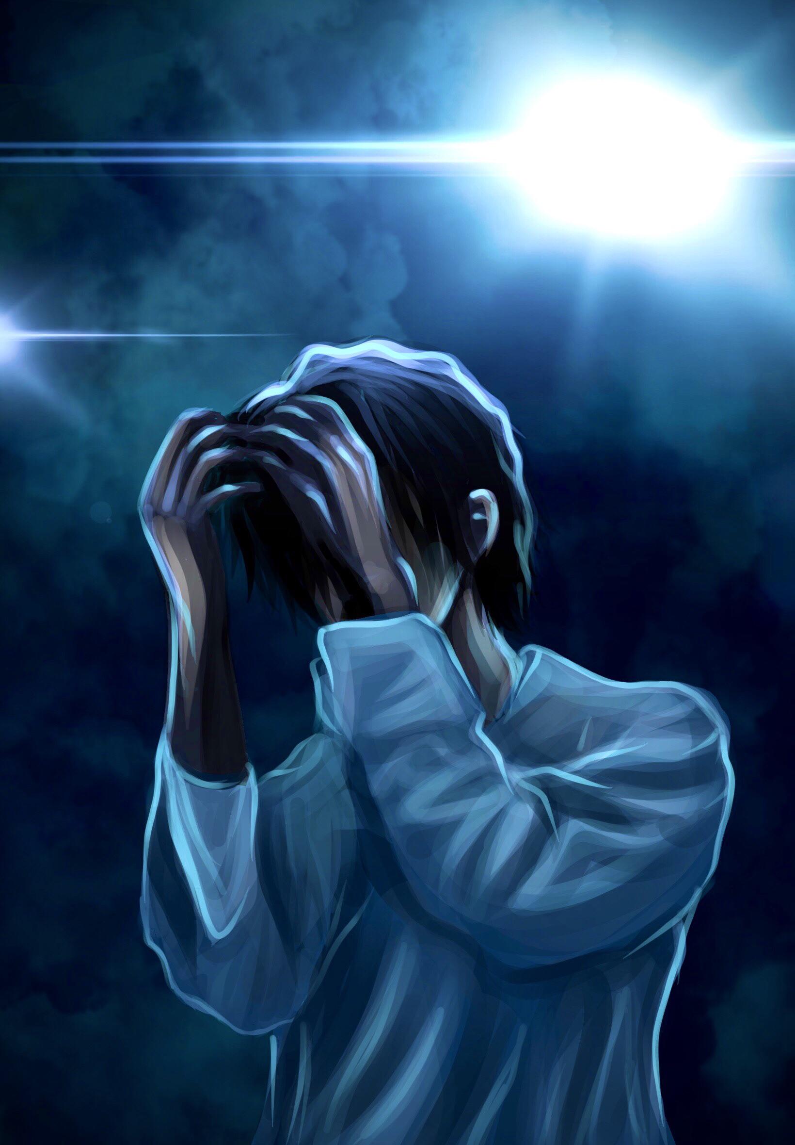 drawing of hyunjin in when the party's over