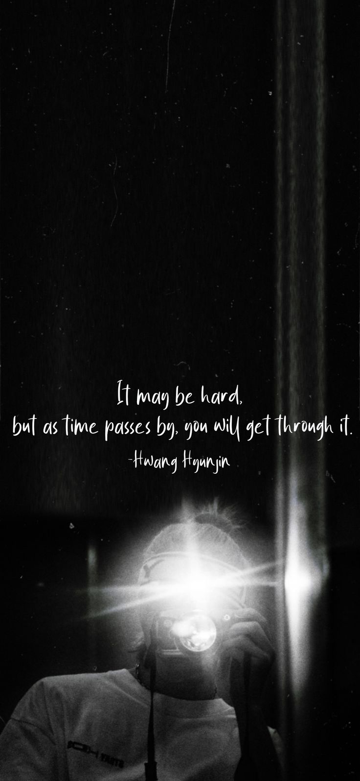 Stray Kids hyunjin beautiful words, quotes Wallpaper