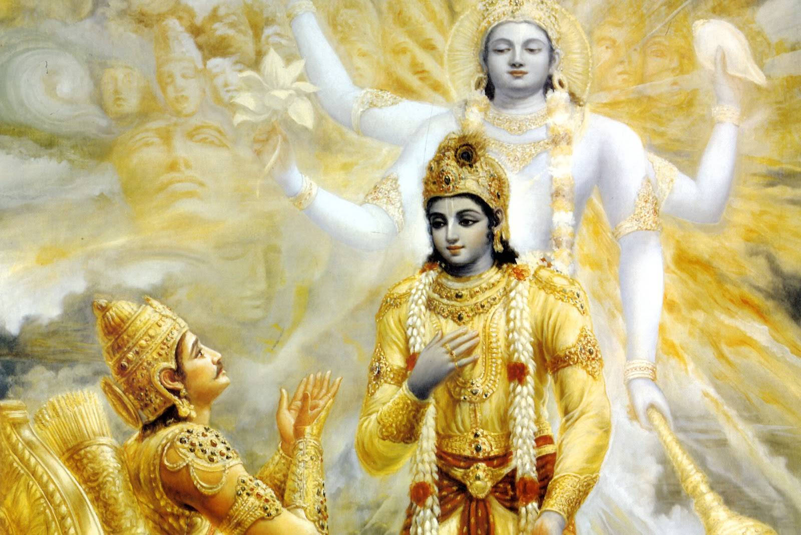 Krishna Arjun Wallpaper