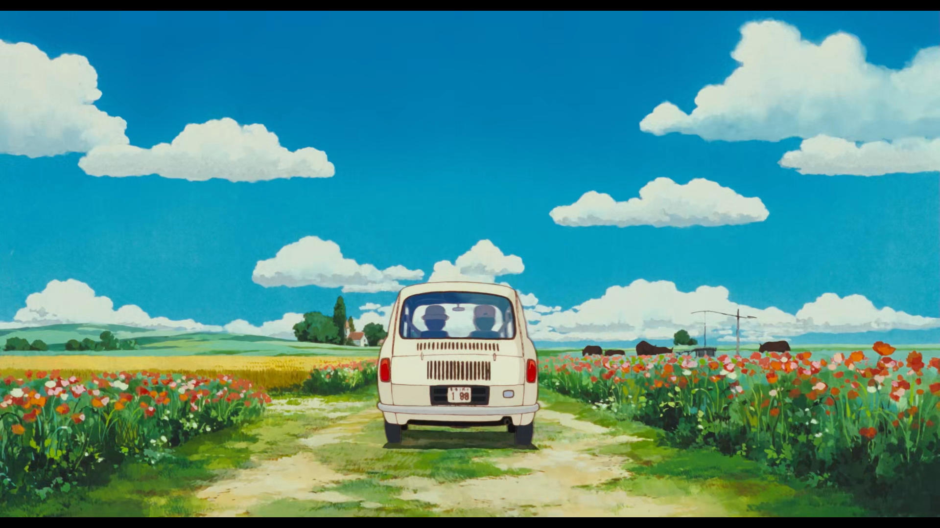 Only Yesterday: Studio Ghibli's Scenic Drive Through Blooming Fields