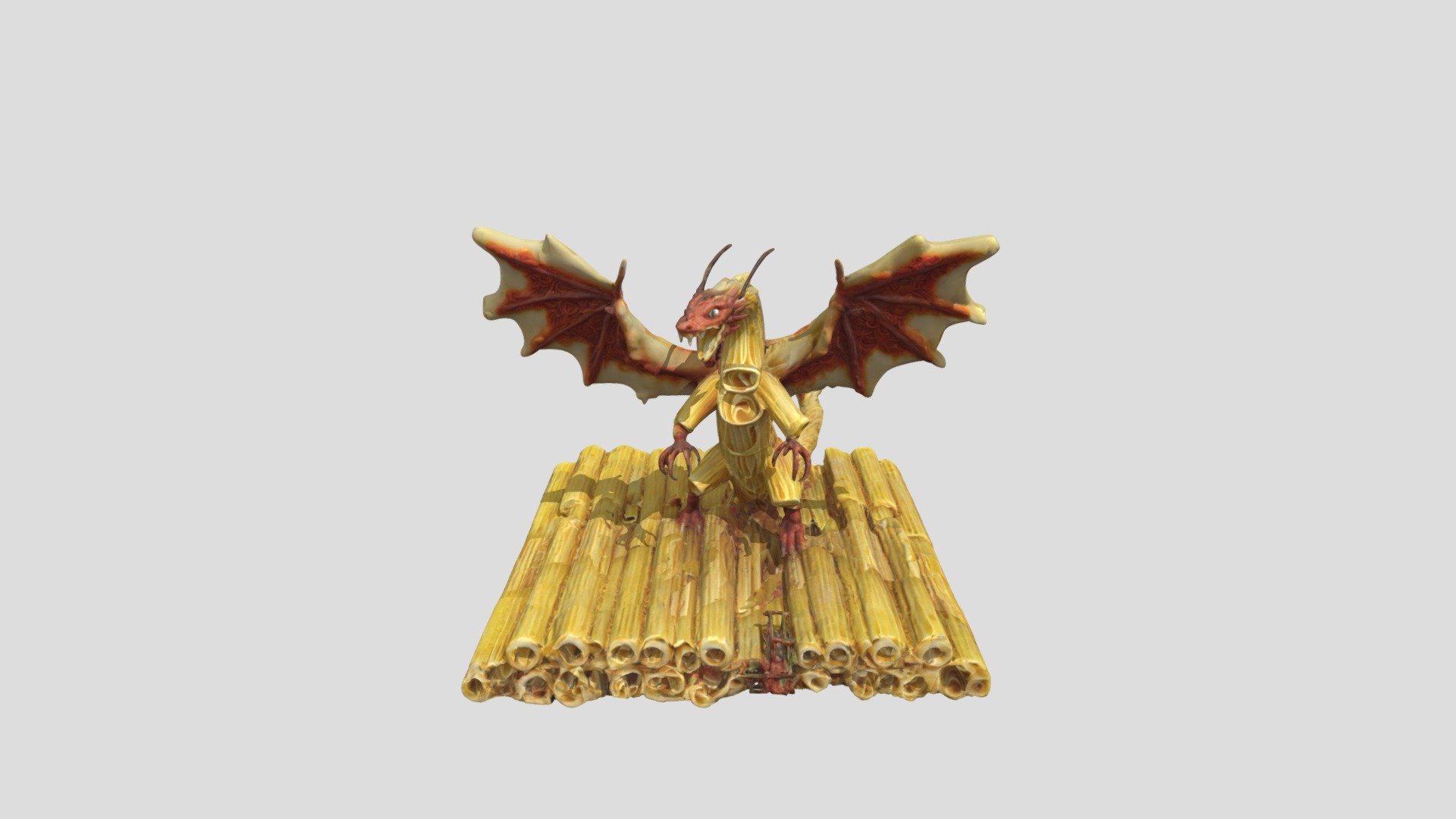 Dragon cannelloni Free 3D model by tyrakamara099 [7ec0f47]