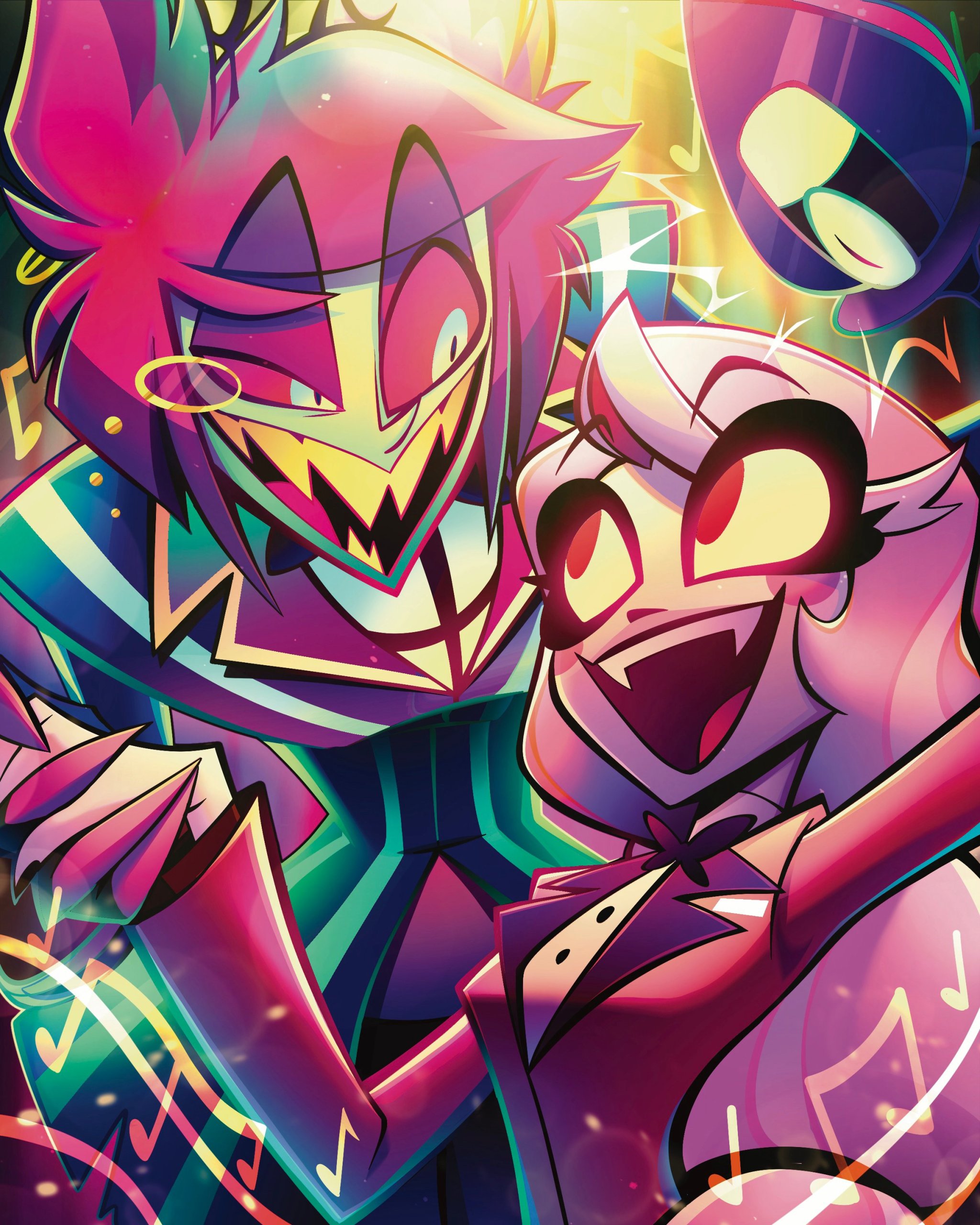Alastor & Charlie Duo Hazbin Hotel Print