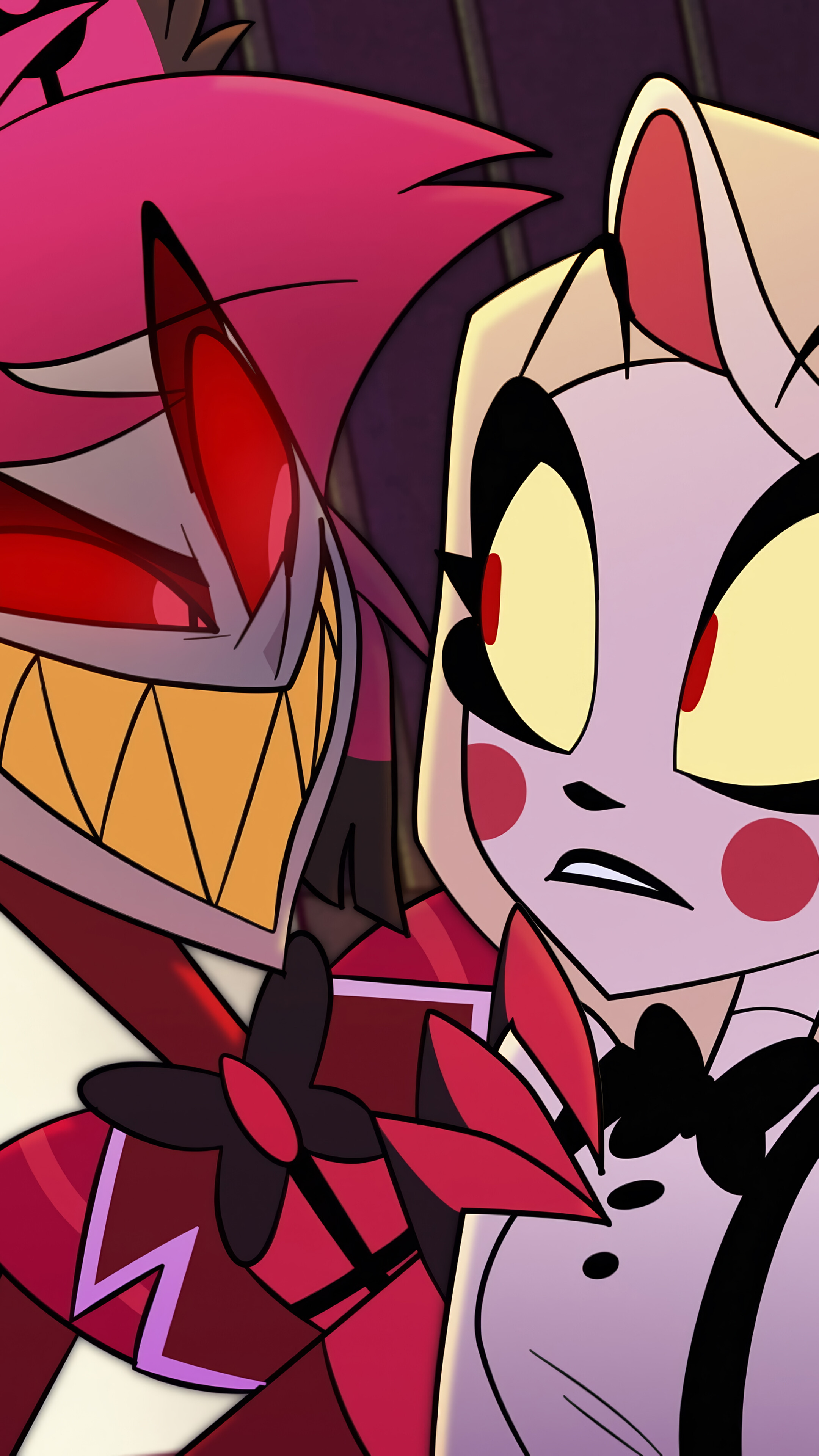 Hazbin Hotel Alastor Charlie Morningstar 4K Wallpaper iPhone HD Phone j