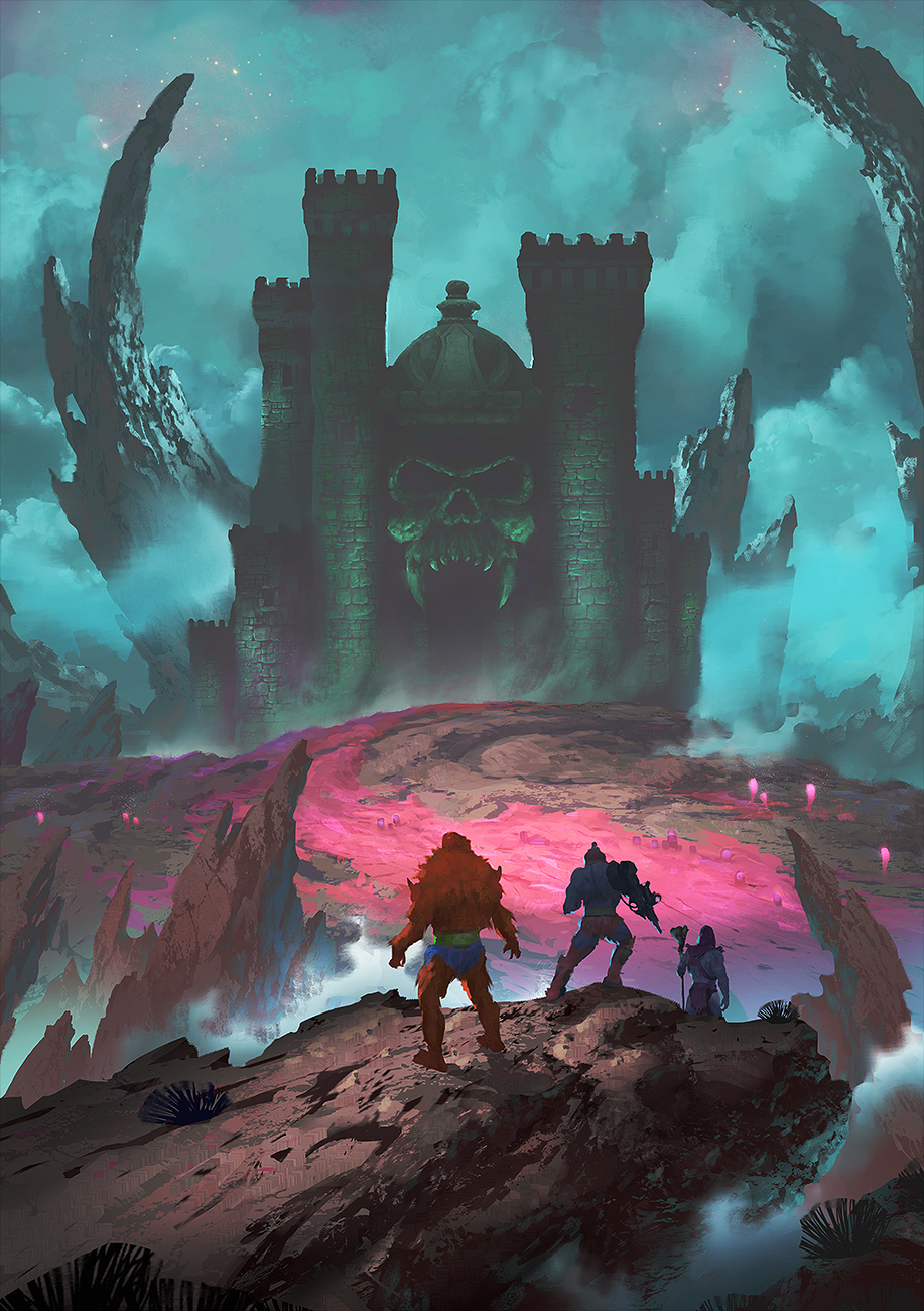 Recent MOTU Castle Grayskull Painting I Made